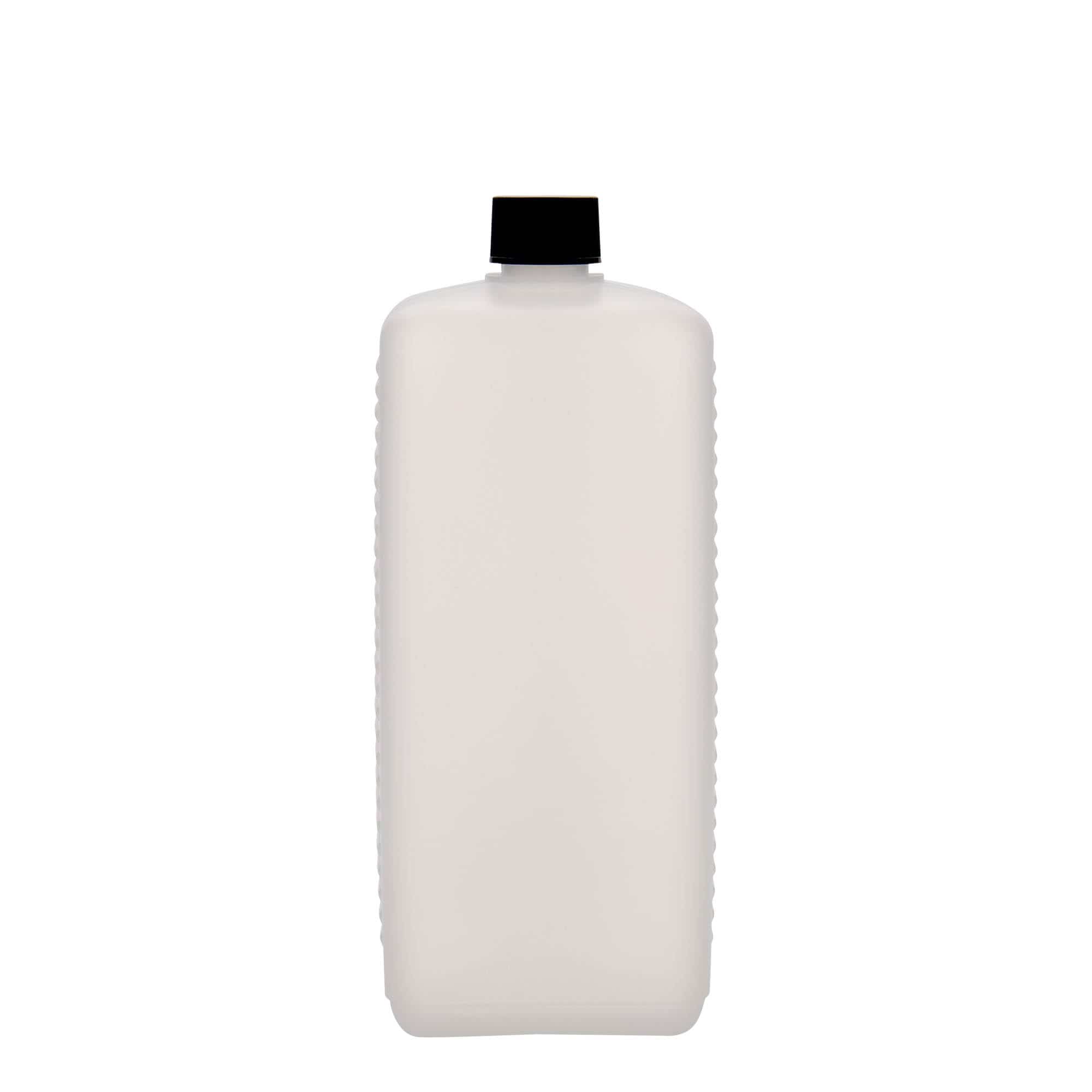 Kanister boca od 1000 ml, pravougaona, HDPE plastika, natur, otvor: DIN 25 EPE Kanister boca od 1000 ml, pravougaona, HDPE plastika, natur, otvor: DIN 25 EPE