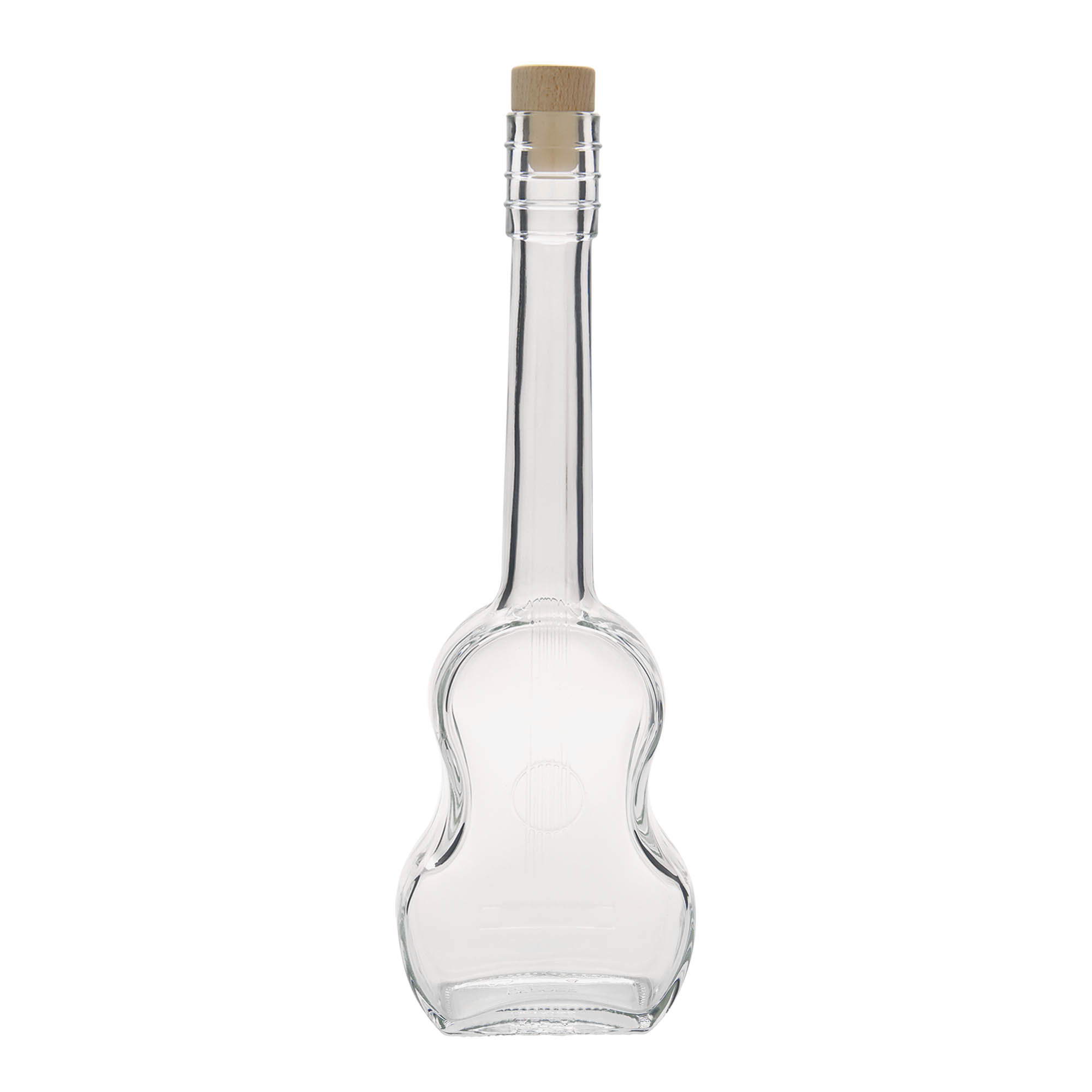 500 ml staklena flaša 'Gitara', otvor: plutani čep 500 ml staklena flaša 'Gitara', otvor: plutani čep