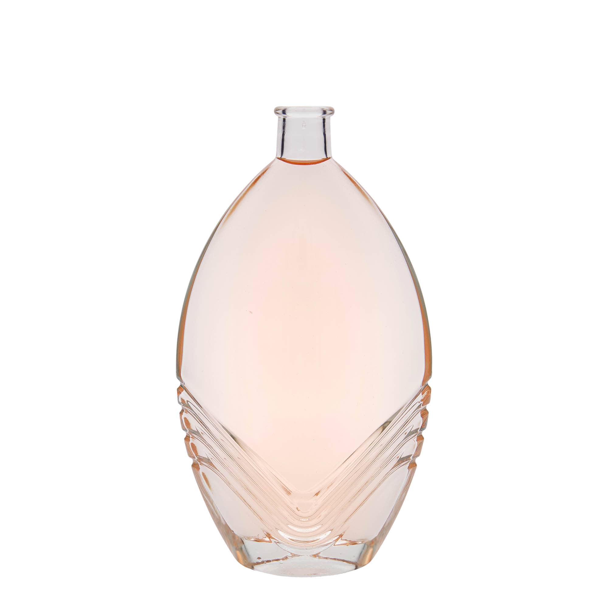 500 ml staklena flaša 'Florence', ovalna, otvor: čep 500 ml staklena flaša 'Florence', ovalna, otvor: čep
