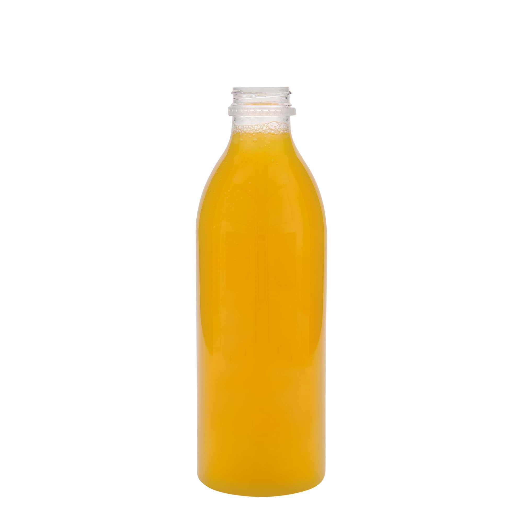 1.000 ml PET-flaša standard, plastika, grlo: 38 mm