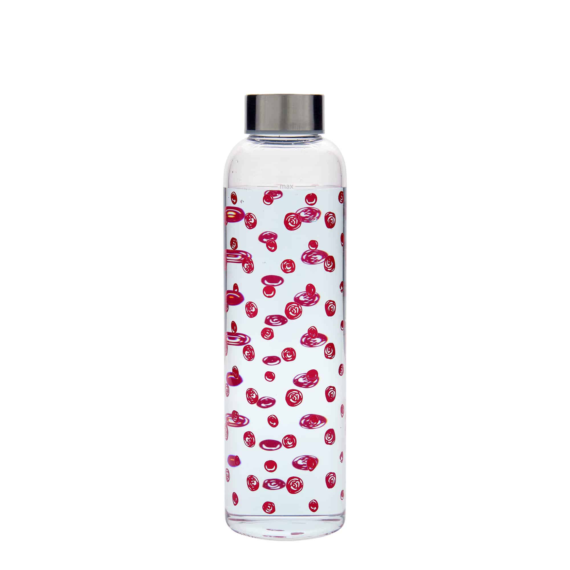 500 ml boca za piće 'Perseus - Crvene tačke', otvor: navojni zatvarač
