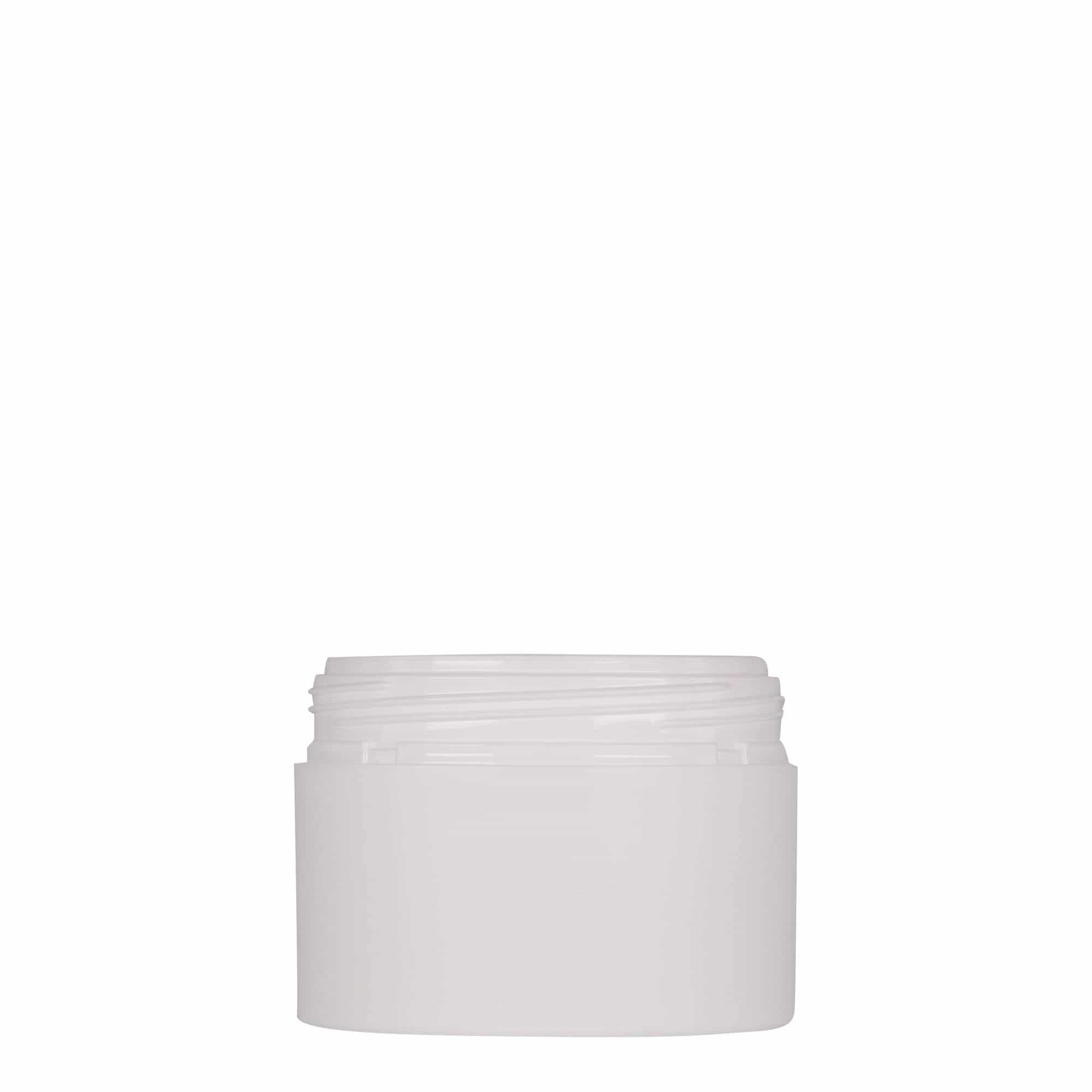 100 ml plastična teglica 'Antonella', PP, bela, otvor: navojni zatvarač