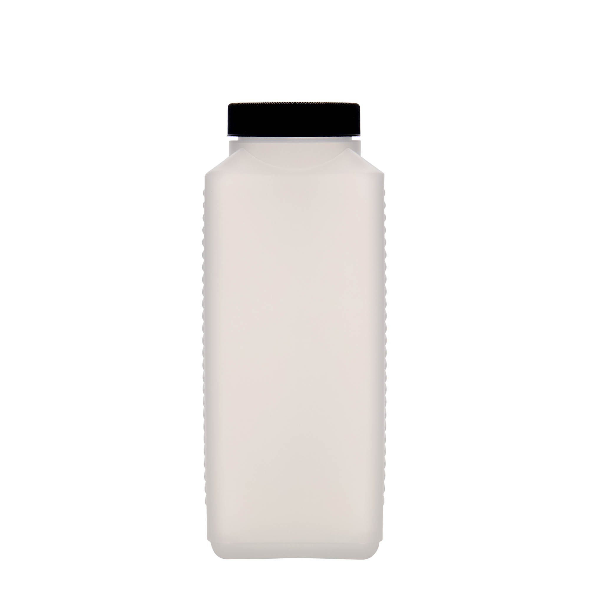 1.000 ml flaša širokog grla, pravougaona, HDPE-plastika, prirodna, otvor: DIN 60 EPE 1.000 ml flaša širokog grla, pravougaona, HDPE-plastika, prirodna, otvor: DIN 60 EPE