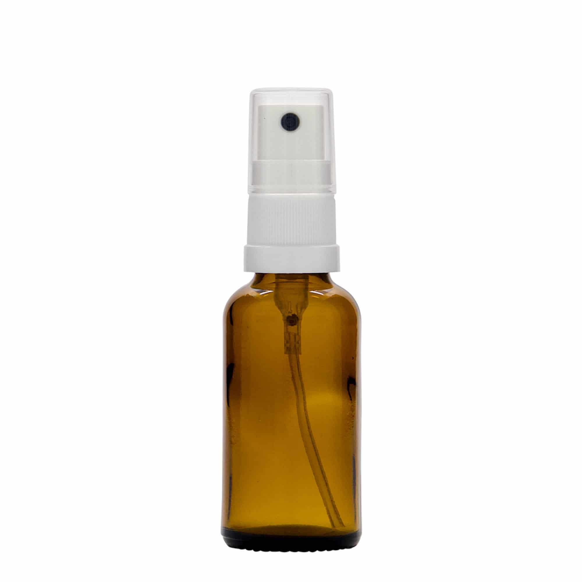 Sprej boca medicinska od 30 ml, staklo, braon, otvor: DIN 18 Sprej boca medicinska od 30 ml, staklo, braon, otvor: DIN 18