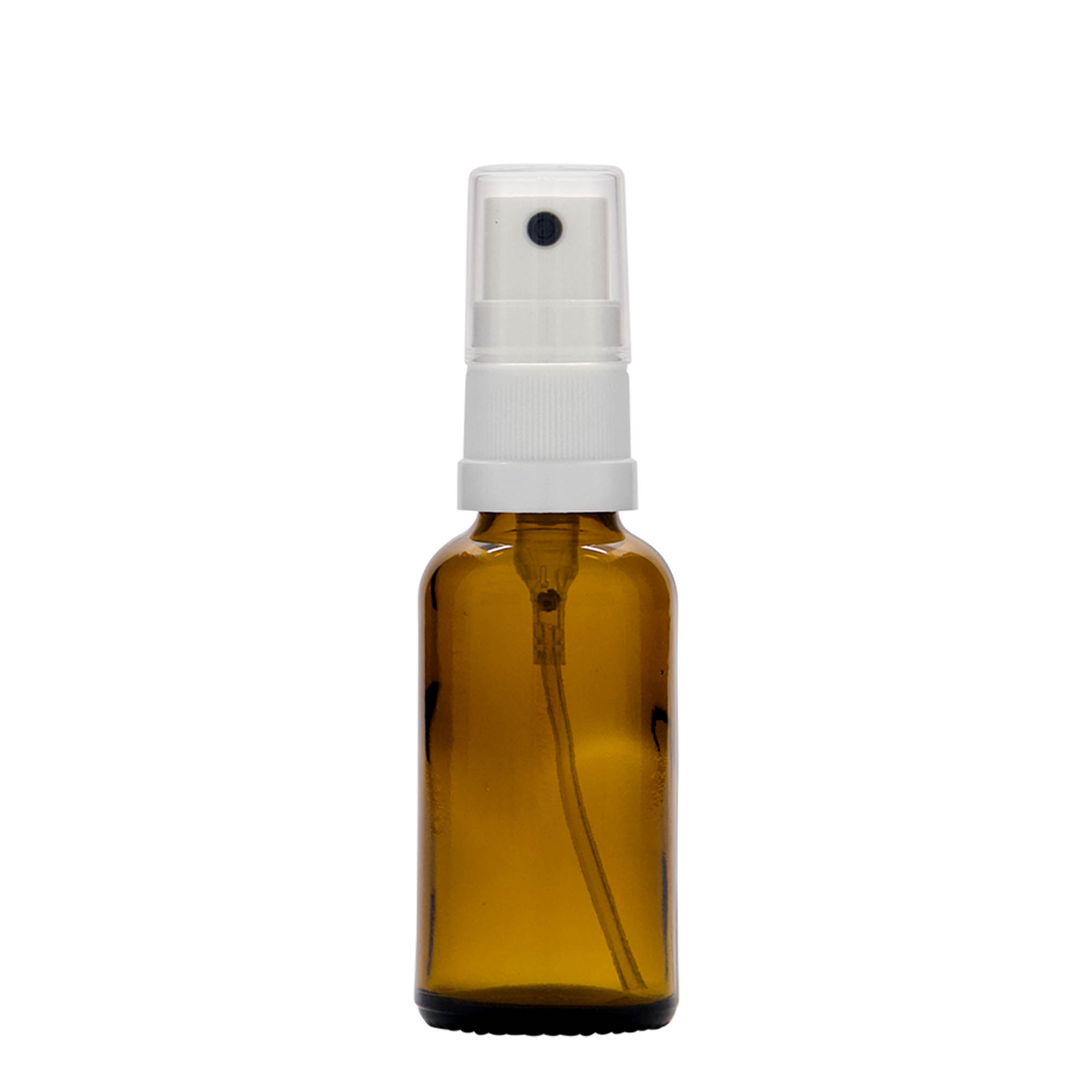 30 ml bočica sa raspršivačem, medicinska, staklena, braon, otvor: DIN 18 30 ml bočica sa raspršivačem, medicinska, staklena, braon, otvor: DIN 18