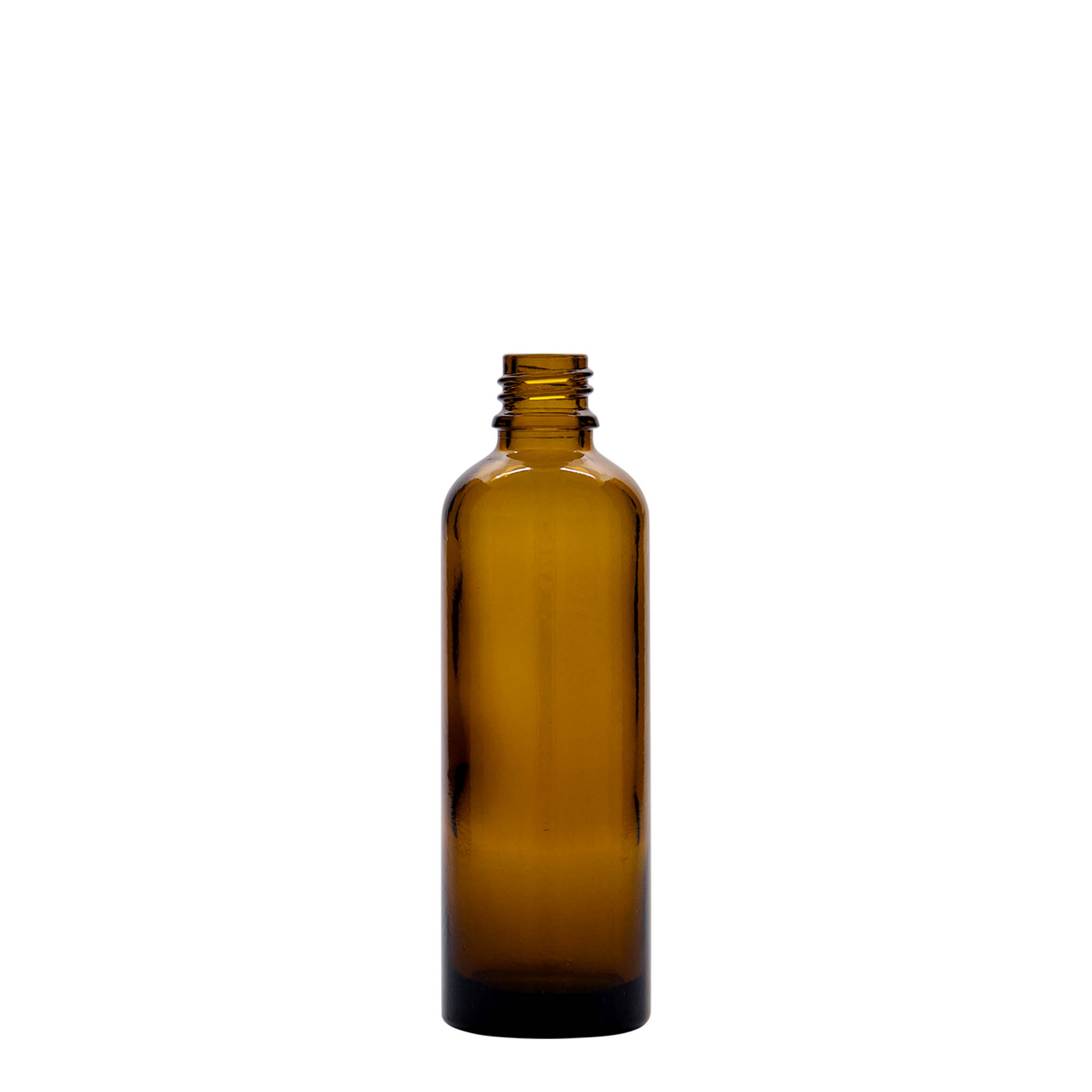 Medicinska boca od 75 ml, staklo, braon, otvor: DIN 18 Medicinska boca od 75 ml, staklo, braon, otvor: DIN 18