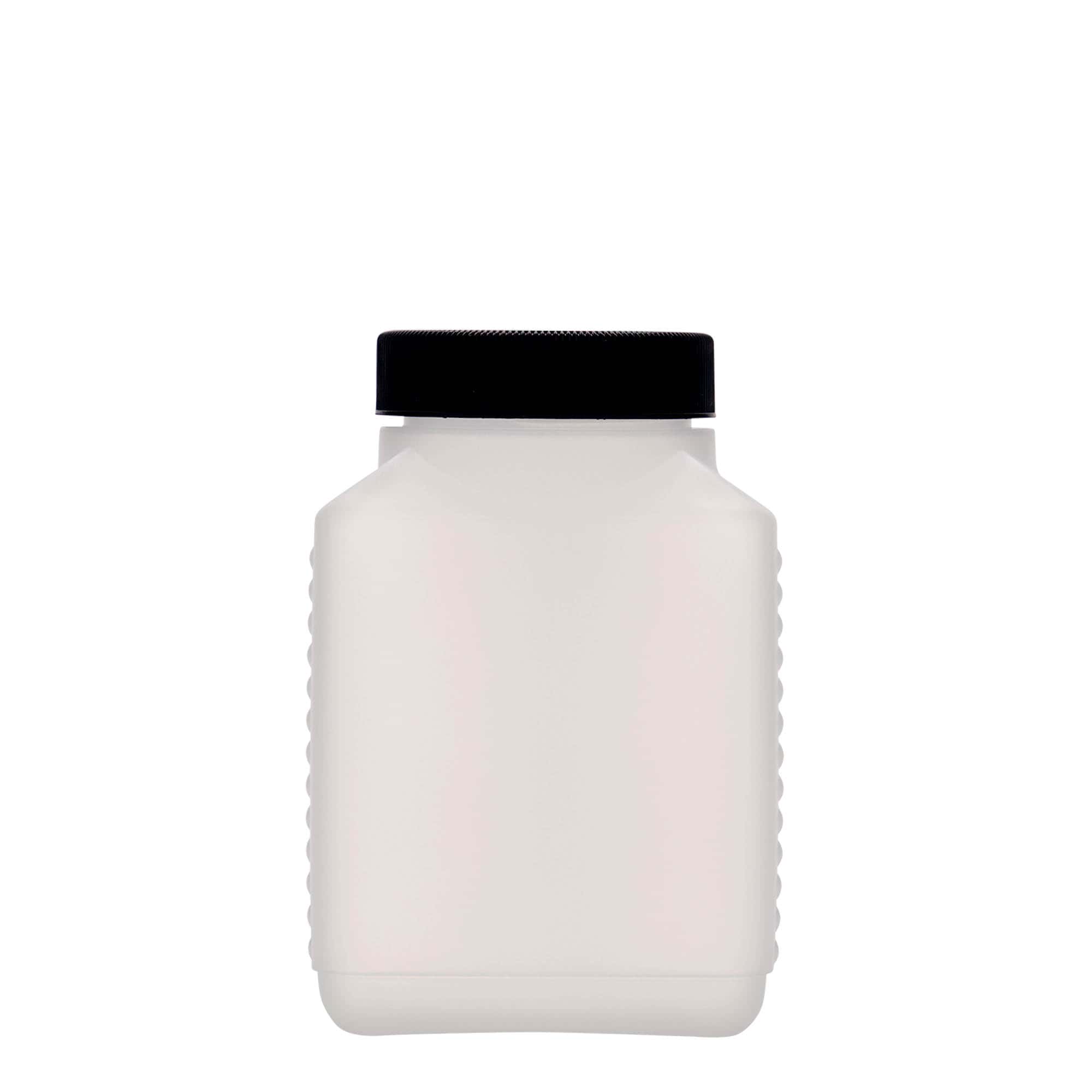 Boca sa širokom grlom od 500 ml, HDPE plastika, natur, otvor: DIN 60 EPE