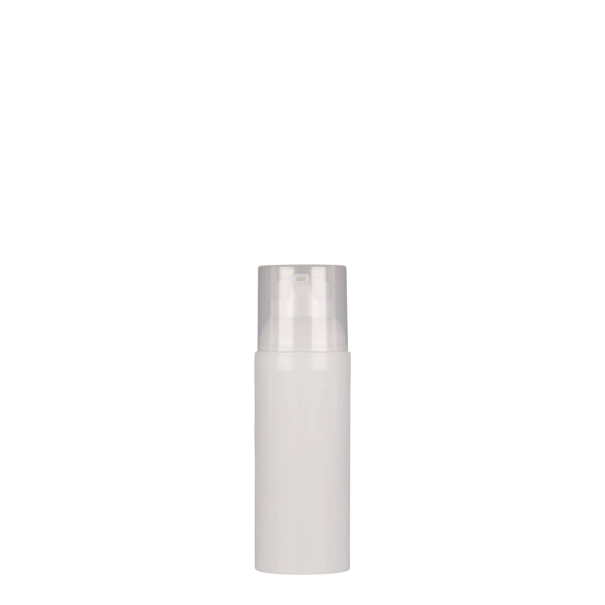50 ml Airless dozer 'Mezzo', PP-plastika, bela