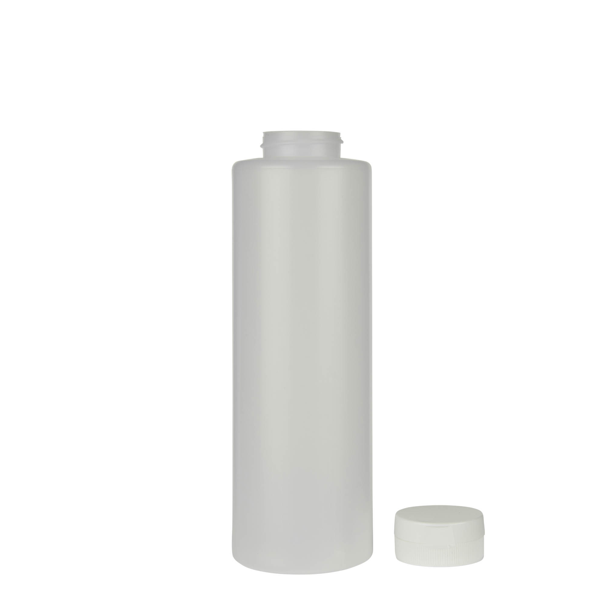 500 ml flašica za sos, LDPE plastika, prirodna, grlo: 38/400