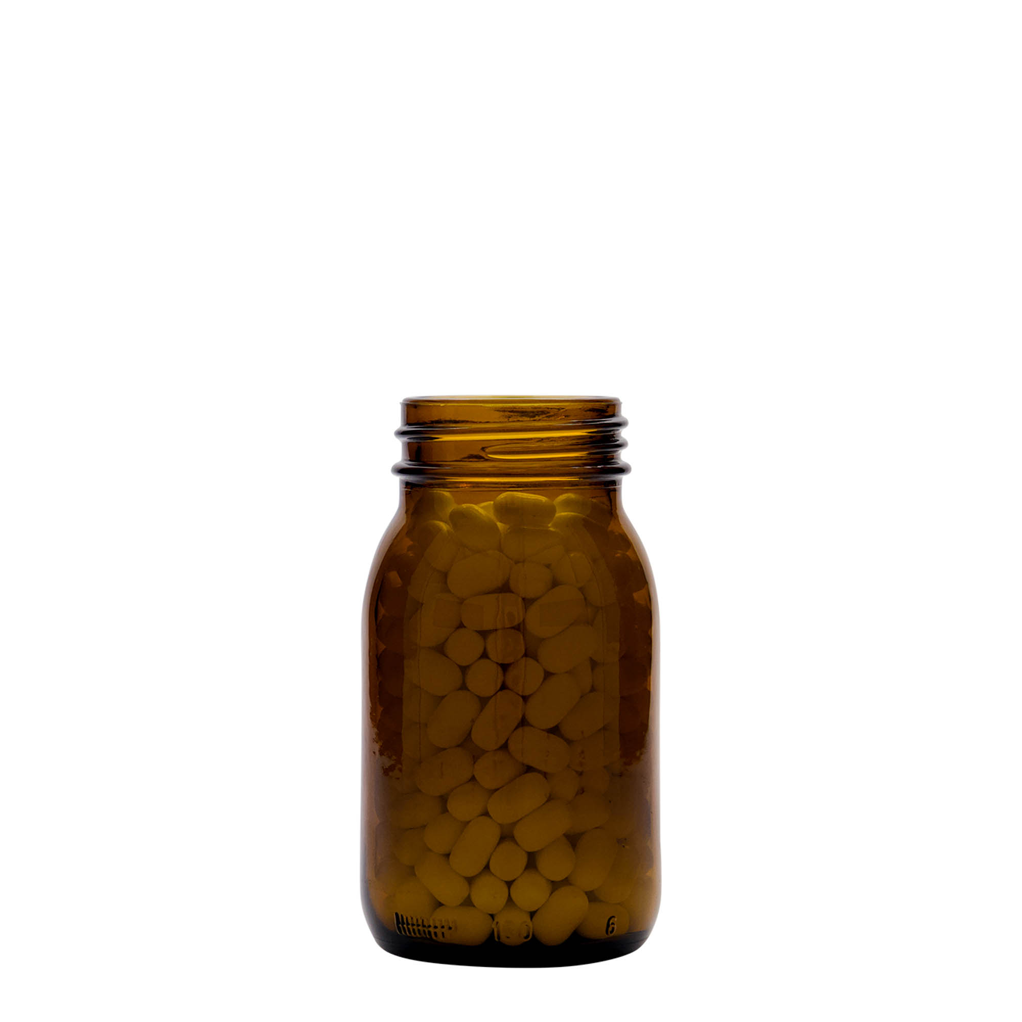 Boca sa širokim grlom od 150 ml, braon, otvor: DIN 45