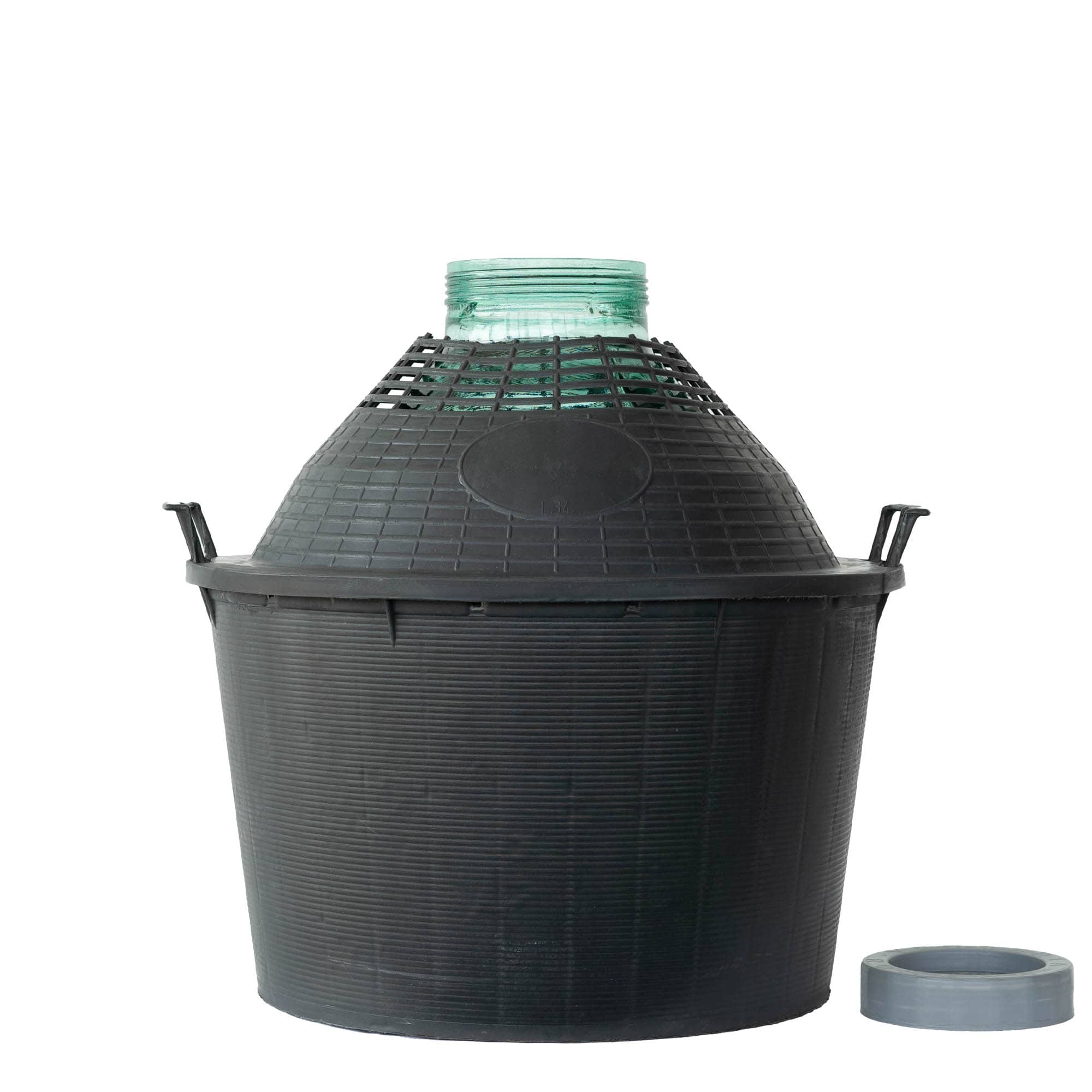 34 l balonska boca širokog grla, staklo, otvor: navojni zatvarač