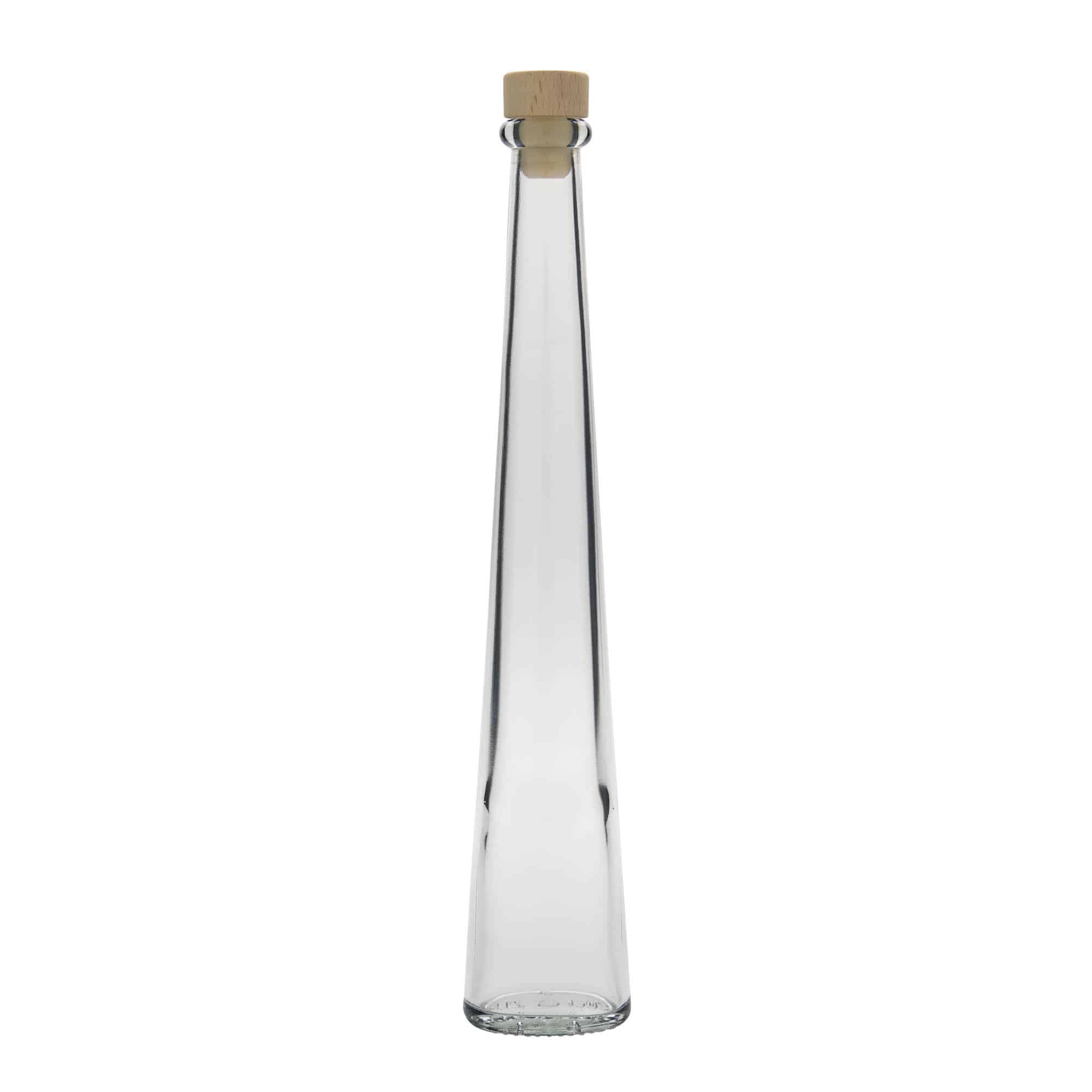 200 ml staklena flaša 'Dama Ovale', ovalna, otvor: čep