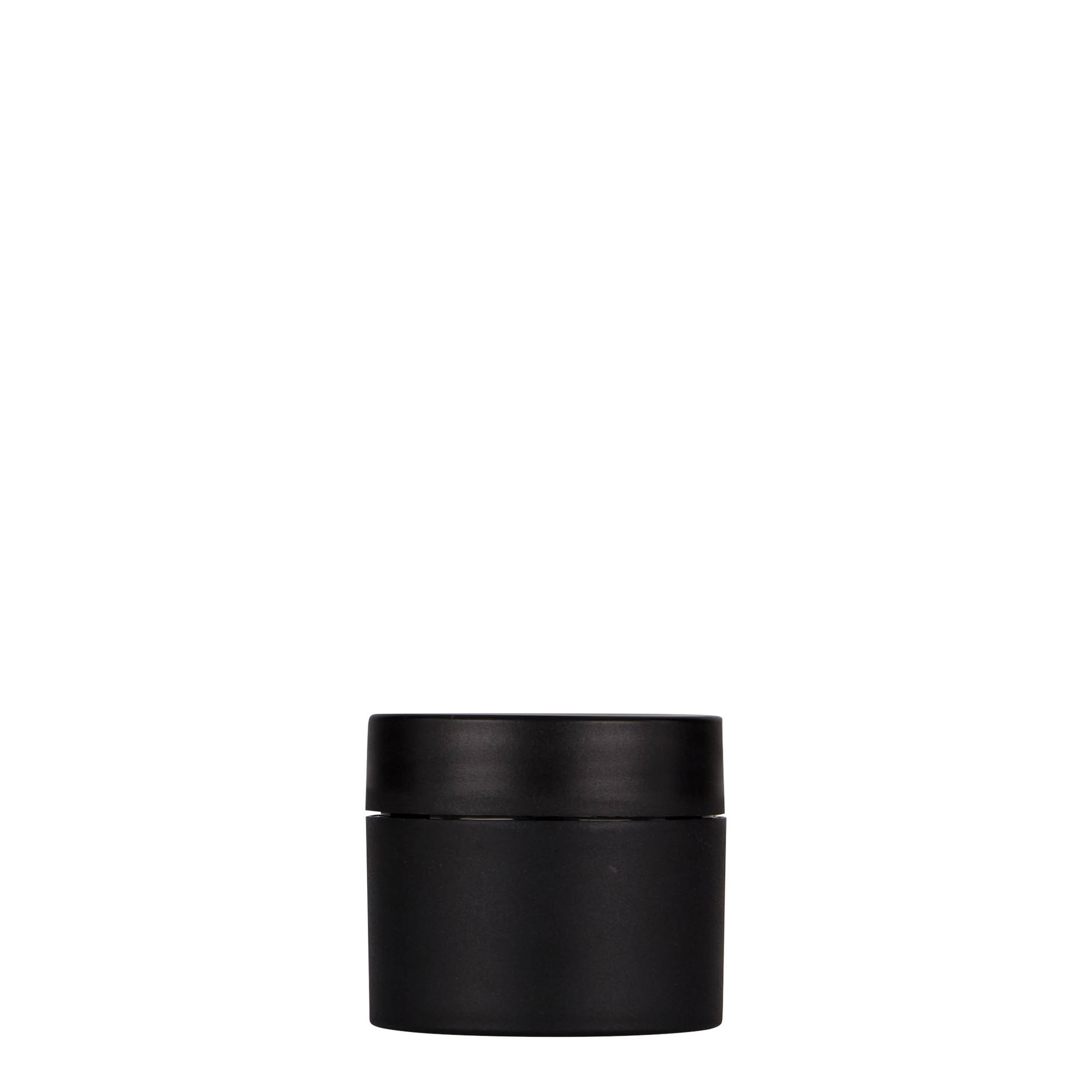 30 ml plastična posuda 'Antonella', PP, crna, otvor: navojni zatvarač