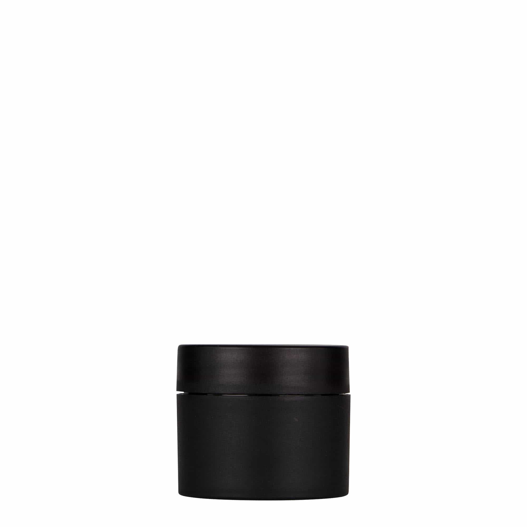 30 ml plastična posuda 'Antonella', PP, crna, otvor: navojni zatvarač 30 ml plastična posuda 'Antonella', PP, crna, otvor: navojni zatvarač