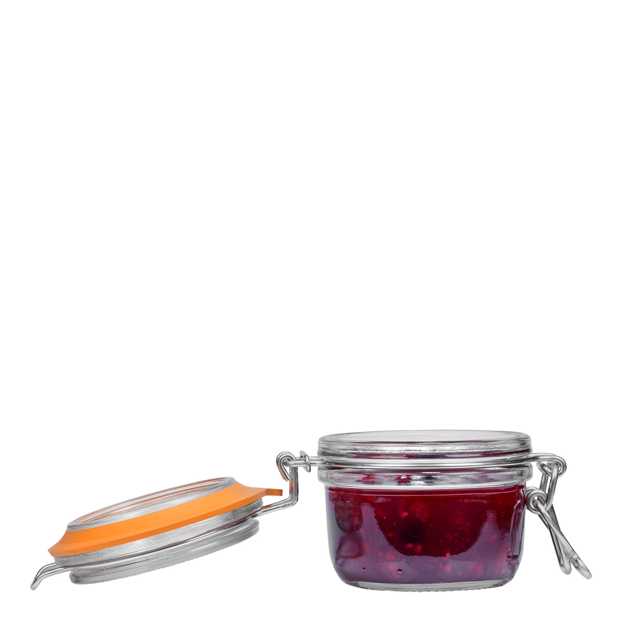 125 ml staklena tegla sa žičanim zatvaračem 'Le Parfait Super Terrine', otvor: žičani zatvarač