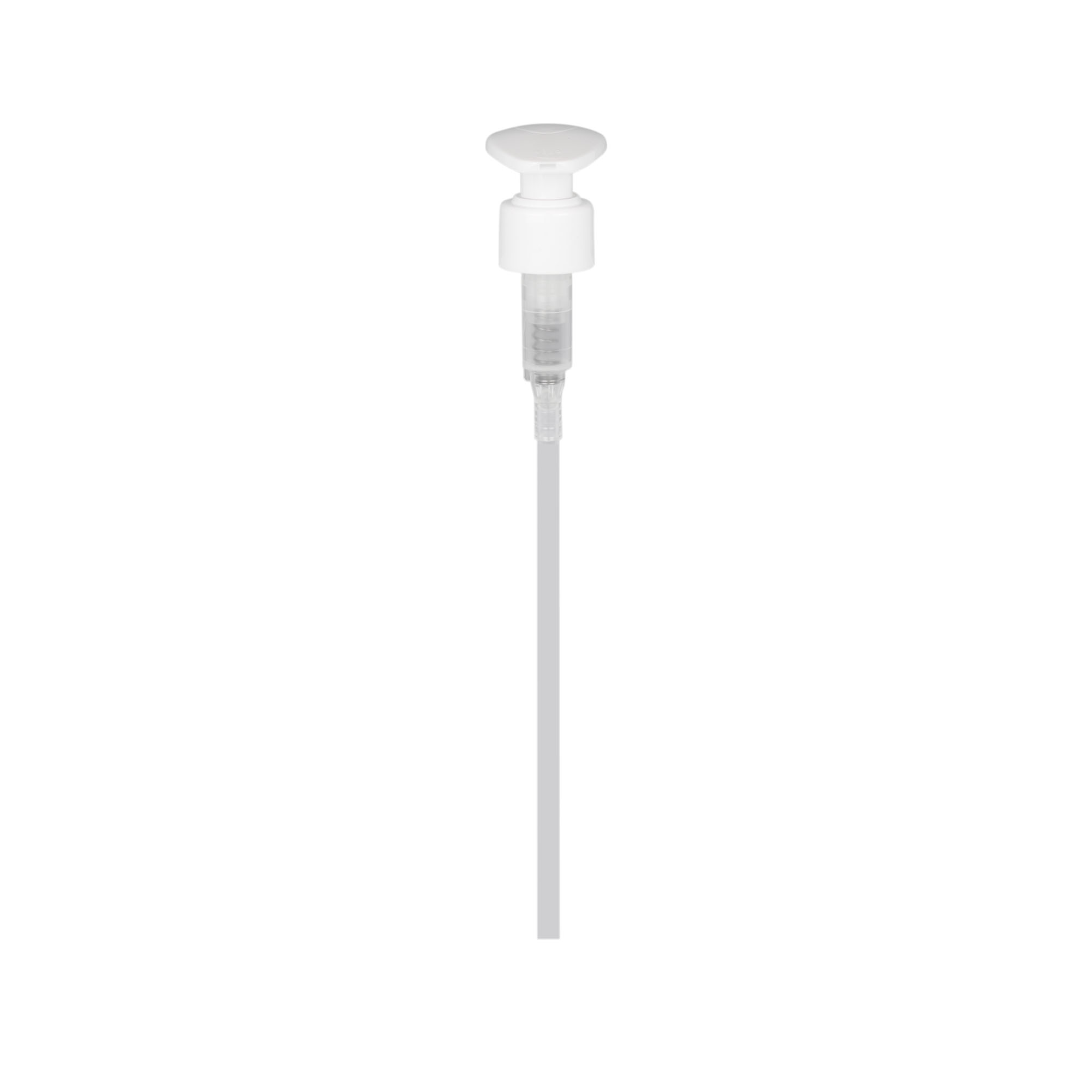 Zatvarač sa navojem, dozer pumpa, PP-plastika, bela, za grlo: 24/410