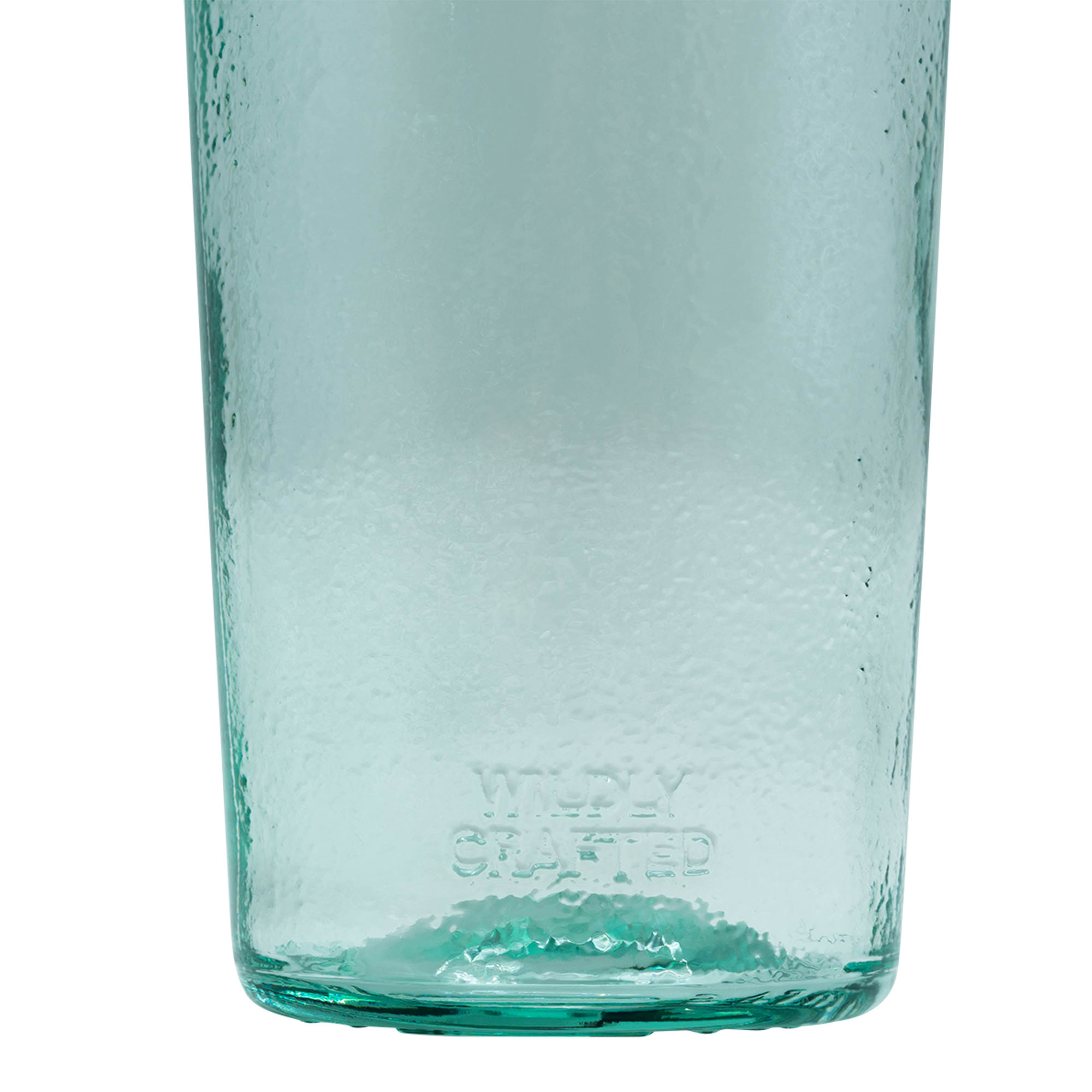 700 ml ručno rađena staklena boca 'Primal', otvor: pluta