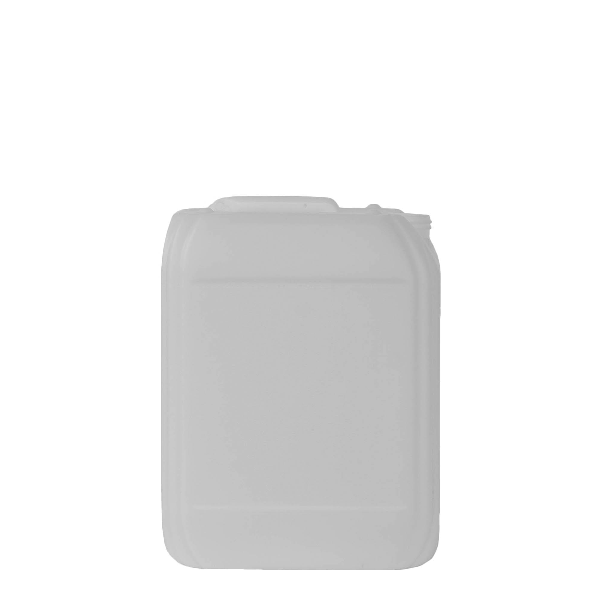 10 l kanister, pravougaoni, HDPE-plastika, prirodno, otvor: ND 55