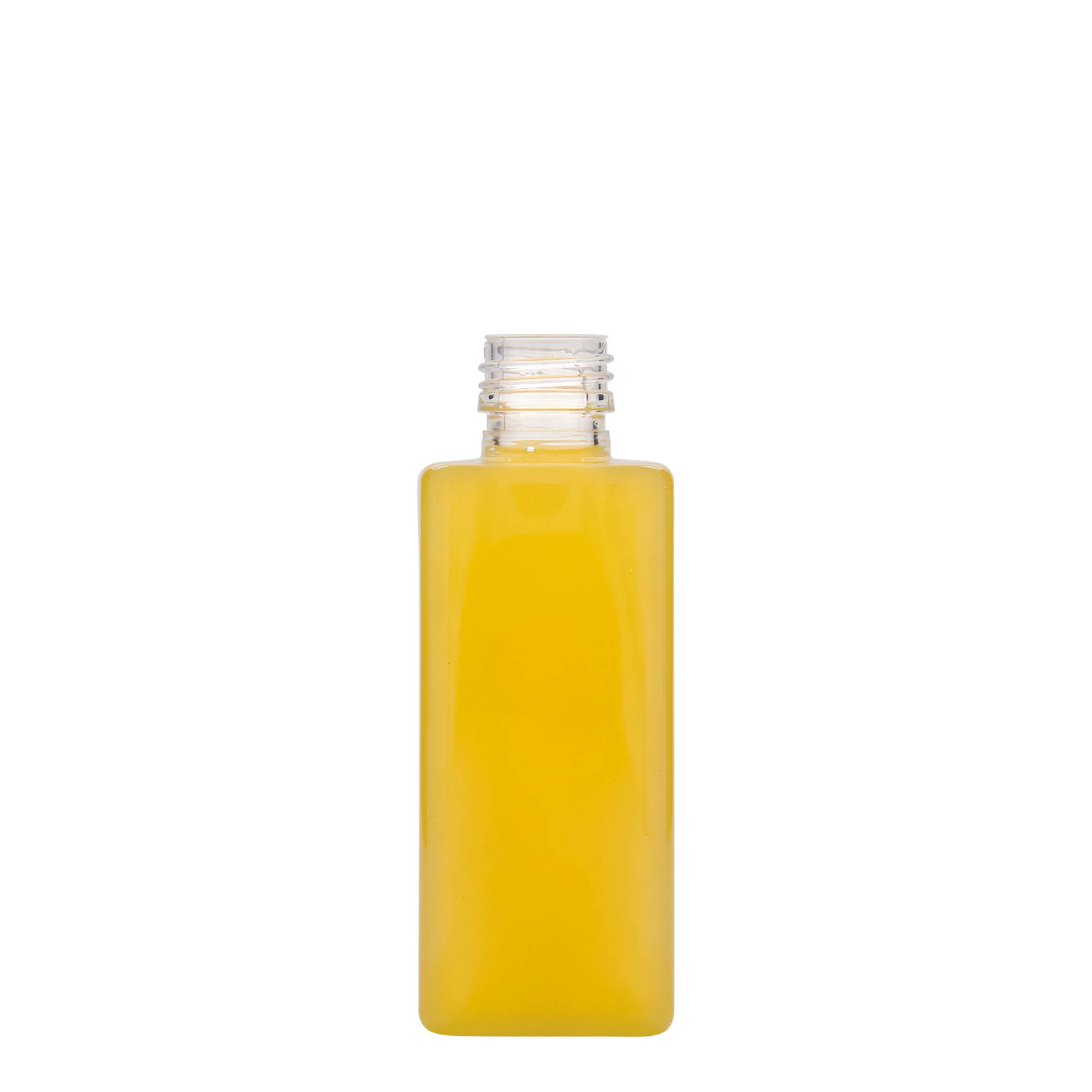 250 ml PET-flaša 'Karl', kvadratna, plastika, grlo: PP 28