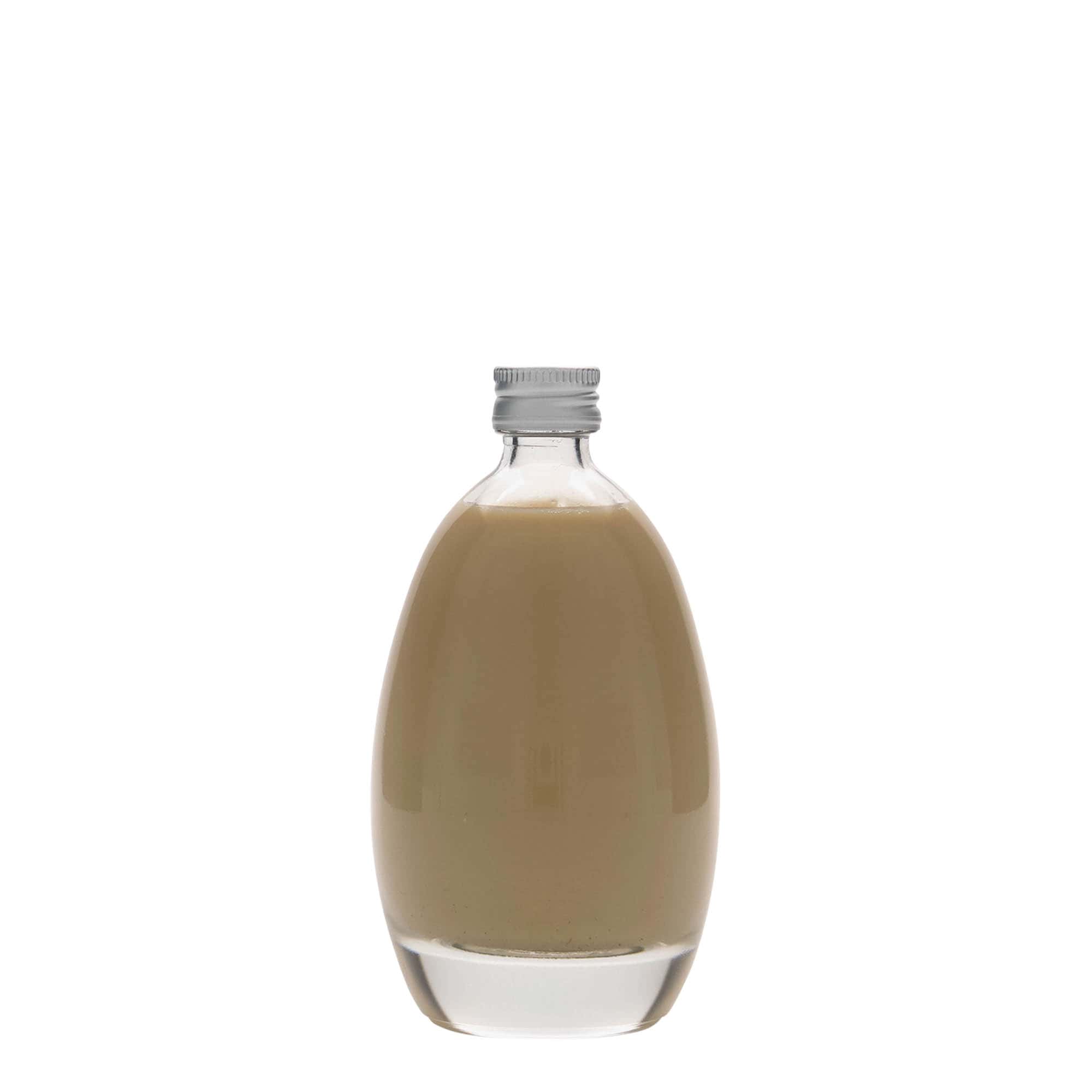100 ml staklena flaša 'Jaje', grlo: PP 18 100 ml staklena flaša 'Jaje', grlo: PP 18