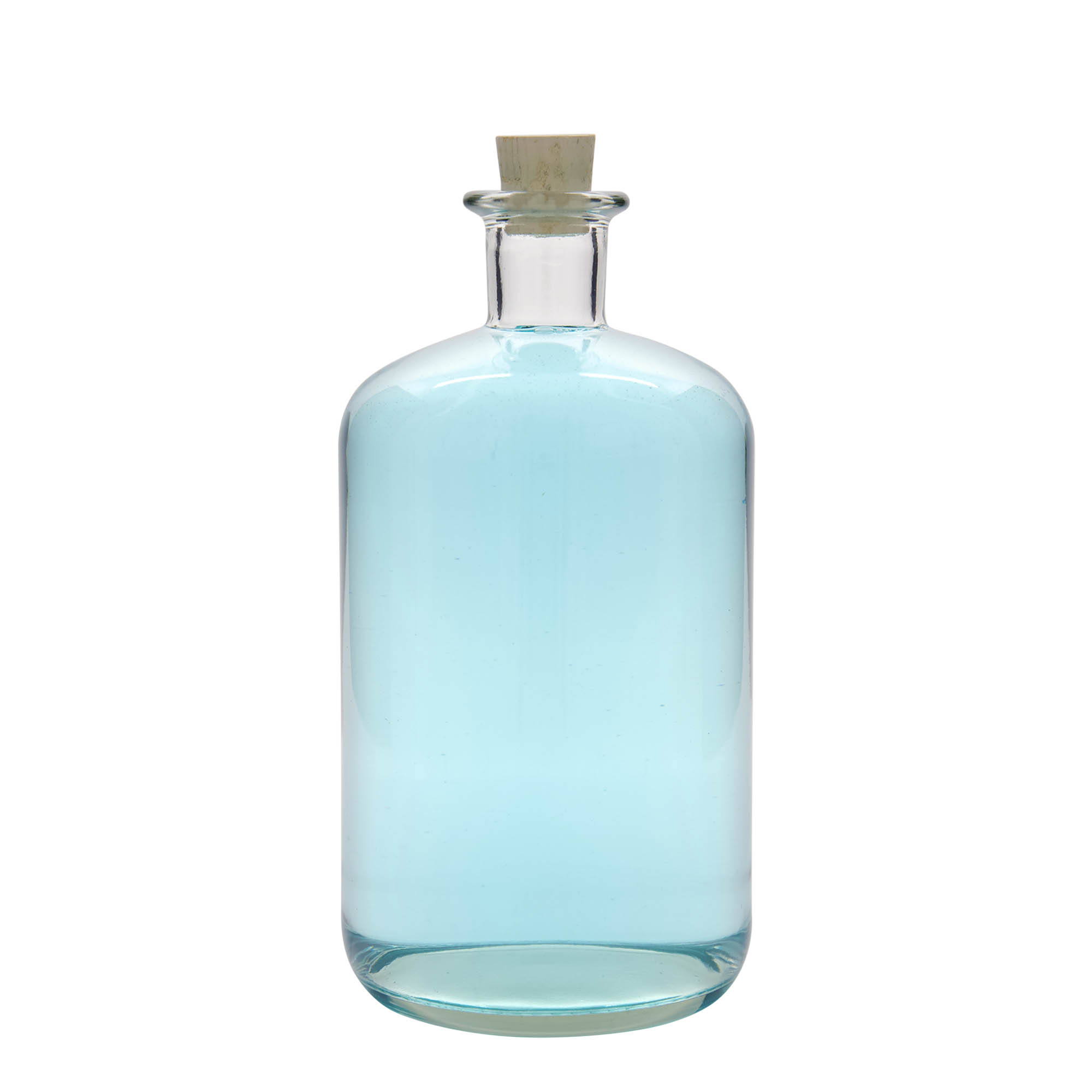 1.500 ml staklena flaša apotekarska, otvor: pluta 1.500 ml staklena flaša apotekarska, otvor: pluta