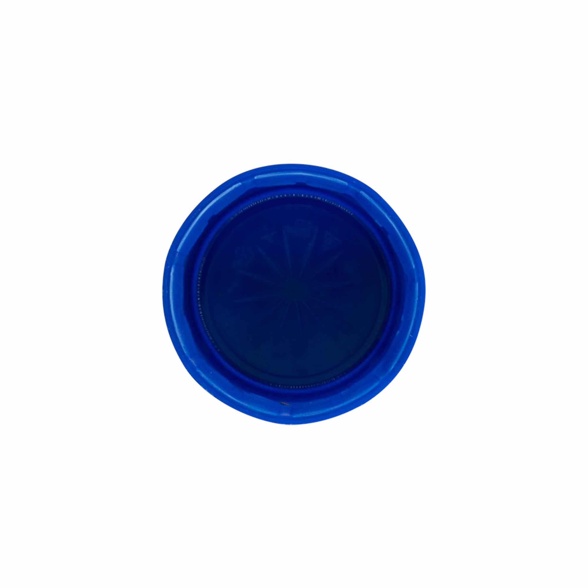 Zatvarač sa navojem sa dva početka, PE plastika, plavi, za otvor: PET 38 mm
