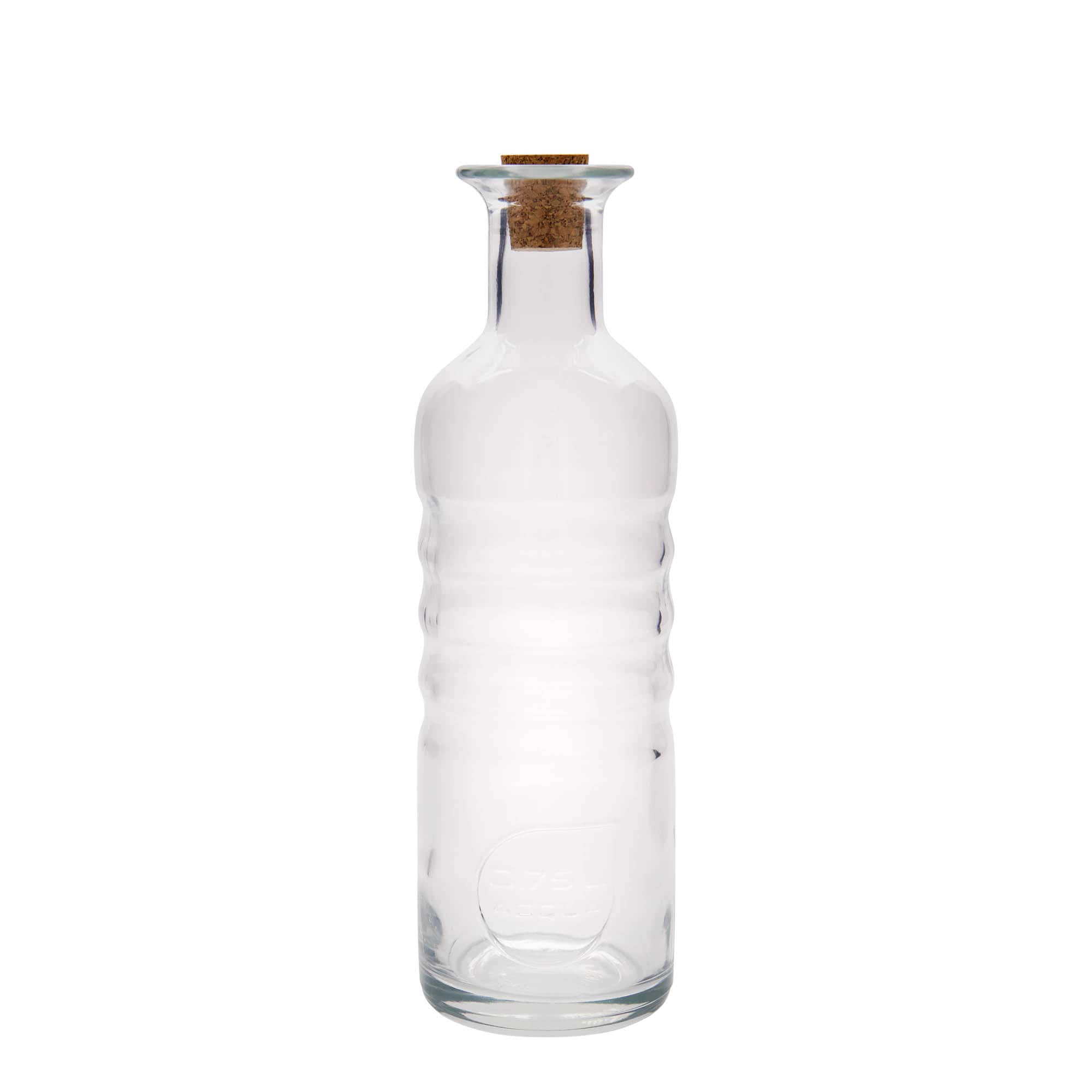 750 ml staklena flaša 'Optima Acqua', grlo: čep