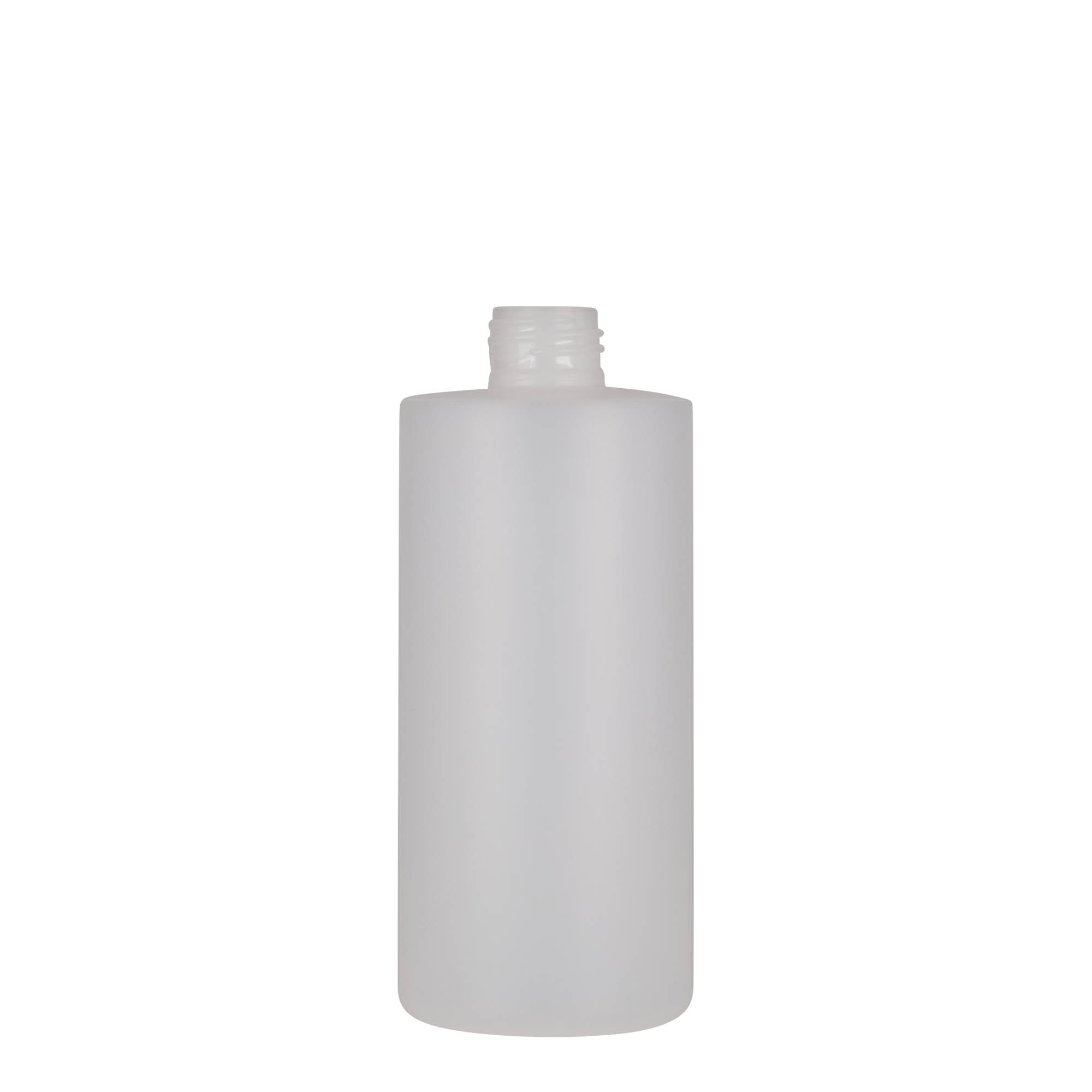 Plastična boca od 300 ml 'Pipe', HDPE, bela, otvor: GPI 24/410 Plastična boca od 300 ml 'Pipe', HDPE, bela, otvor: GPI 24/410