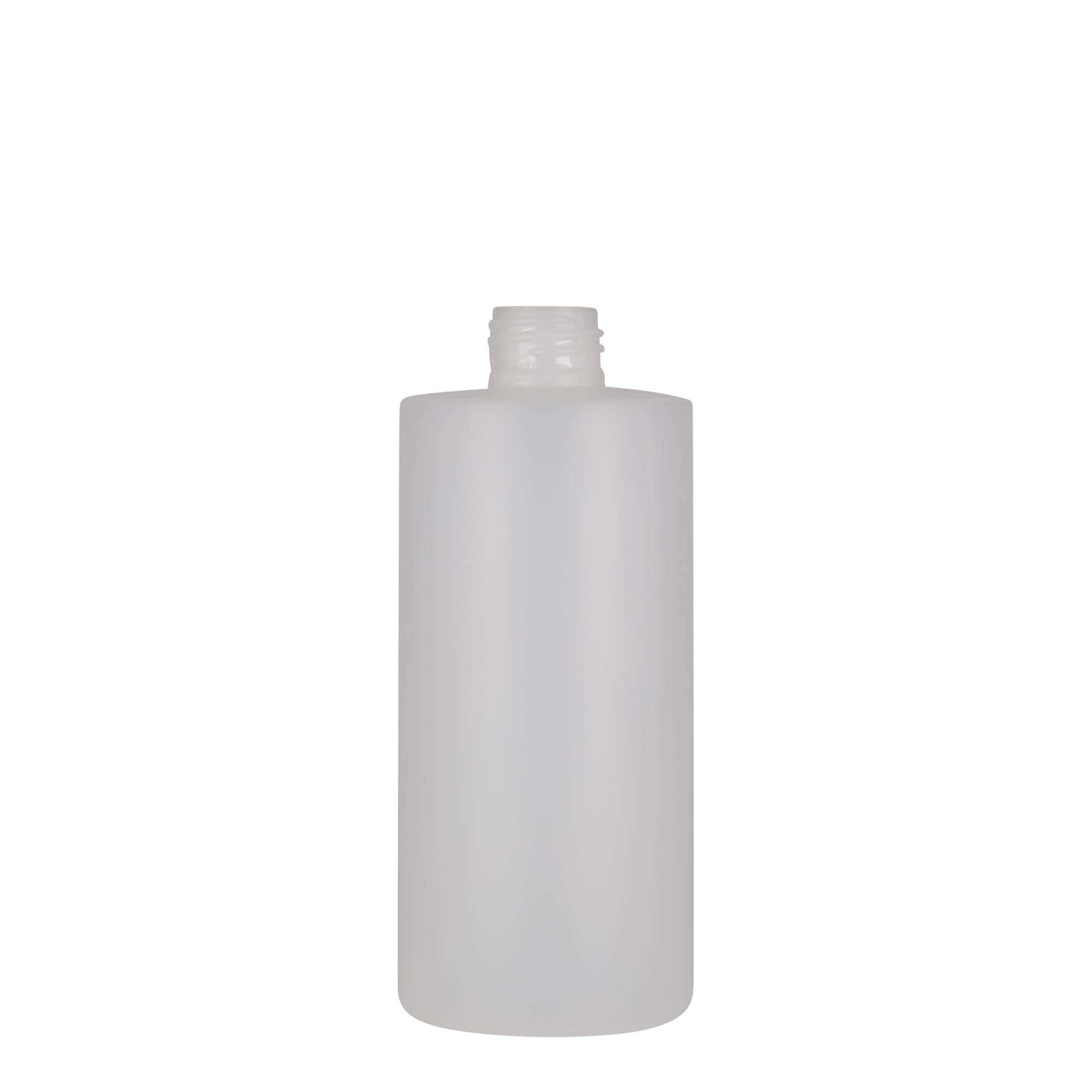 Plastična boca od 300 ml 'Pipe', HDPE, bela, otvor: GPI 24/410 Plastična boca od 300 ml 'Pipe', HDPE, bela, otvor: GPI 24/410