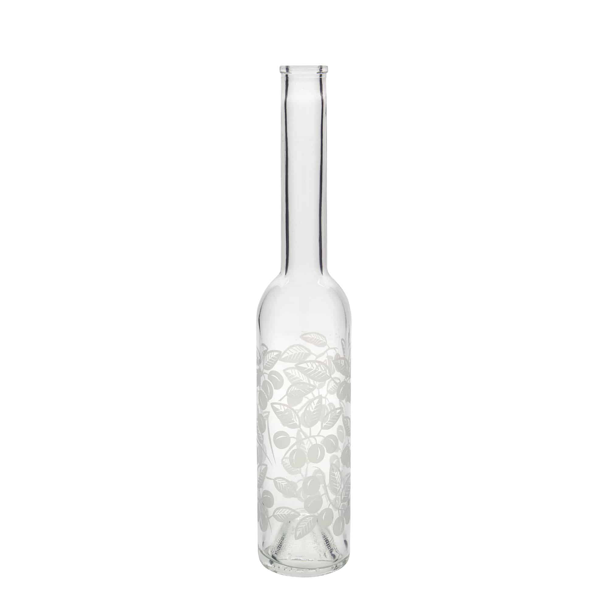 350 ml staklena flaša 'Opera', motiv: mirabelle, grlo: pluta