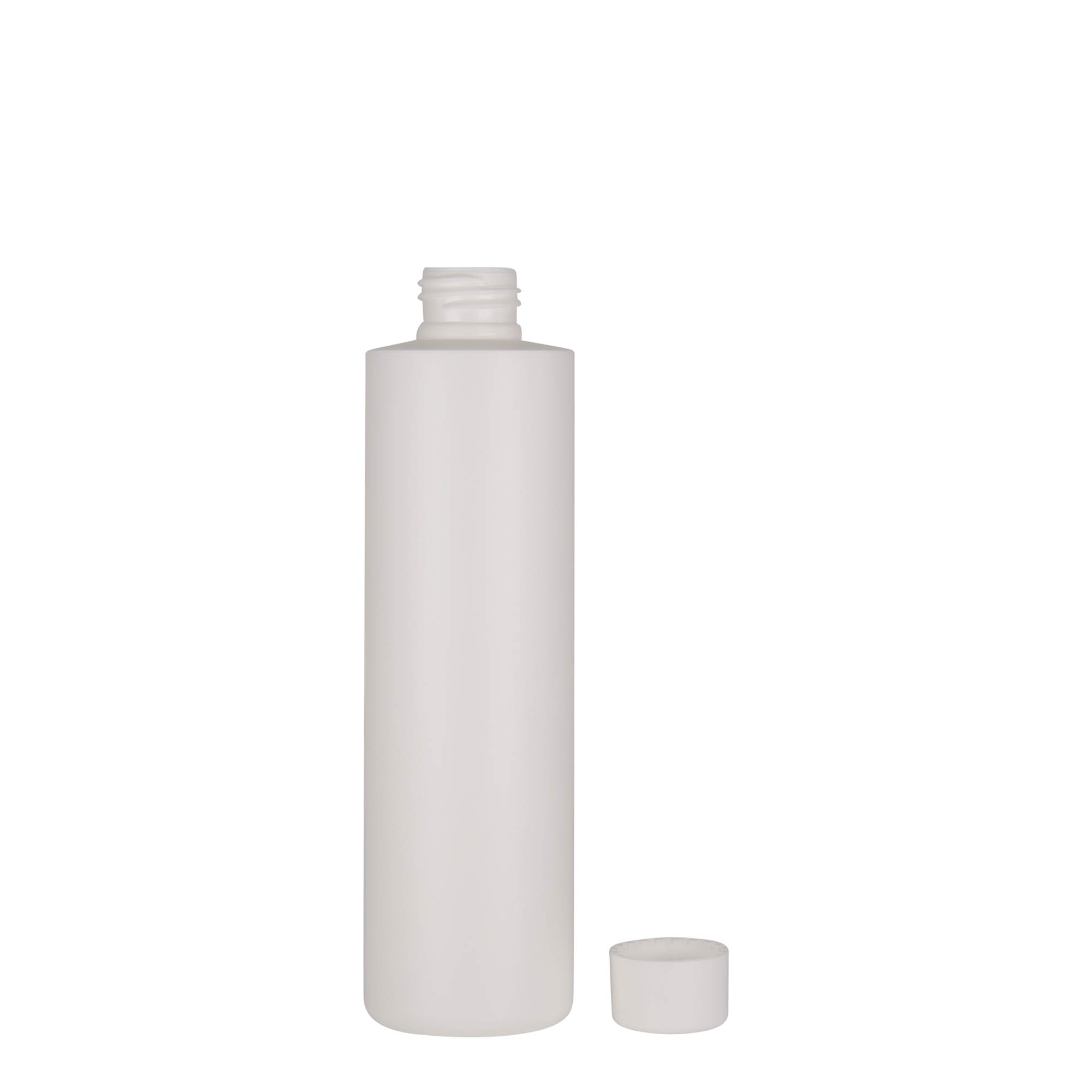 250 ml plastična flaša 'Pipe', Green HDPE, bela, grlo: 24/410 250 ml plastična flaša 'Pipe', Green HDPE, bela, grlo: 24/410
