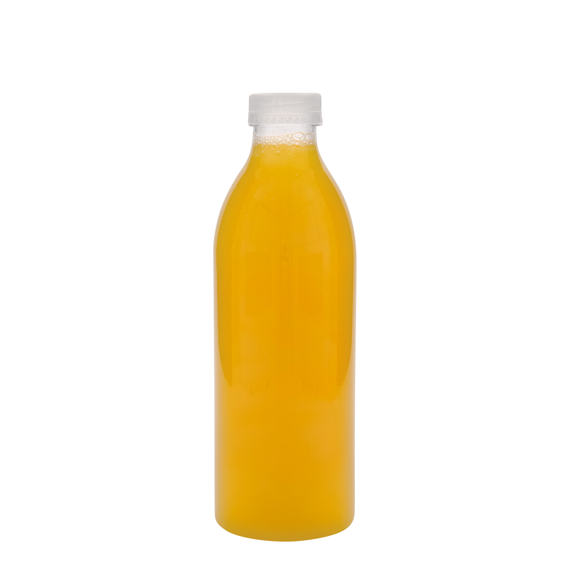 1.000 ml PET-flaša standard, plastika, grlo: 38 mm