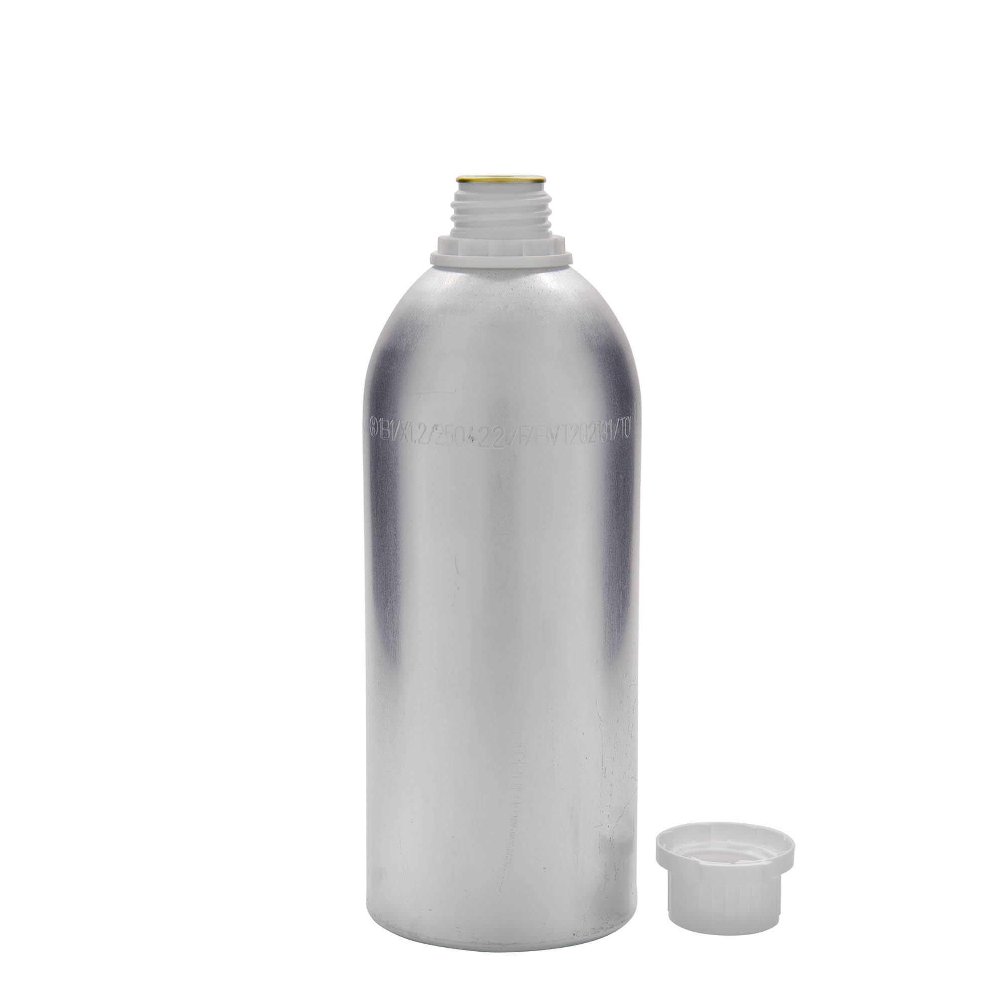 1100 ml aluminijumska boca, metal, srebrna, otvor: DIN 32 1100 ml aluminijumska boca, metal, srebrna, otvor: DIN 32