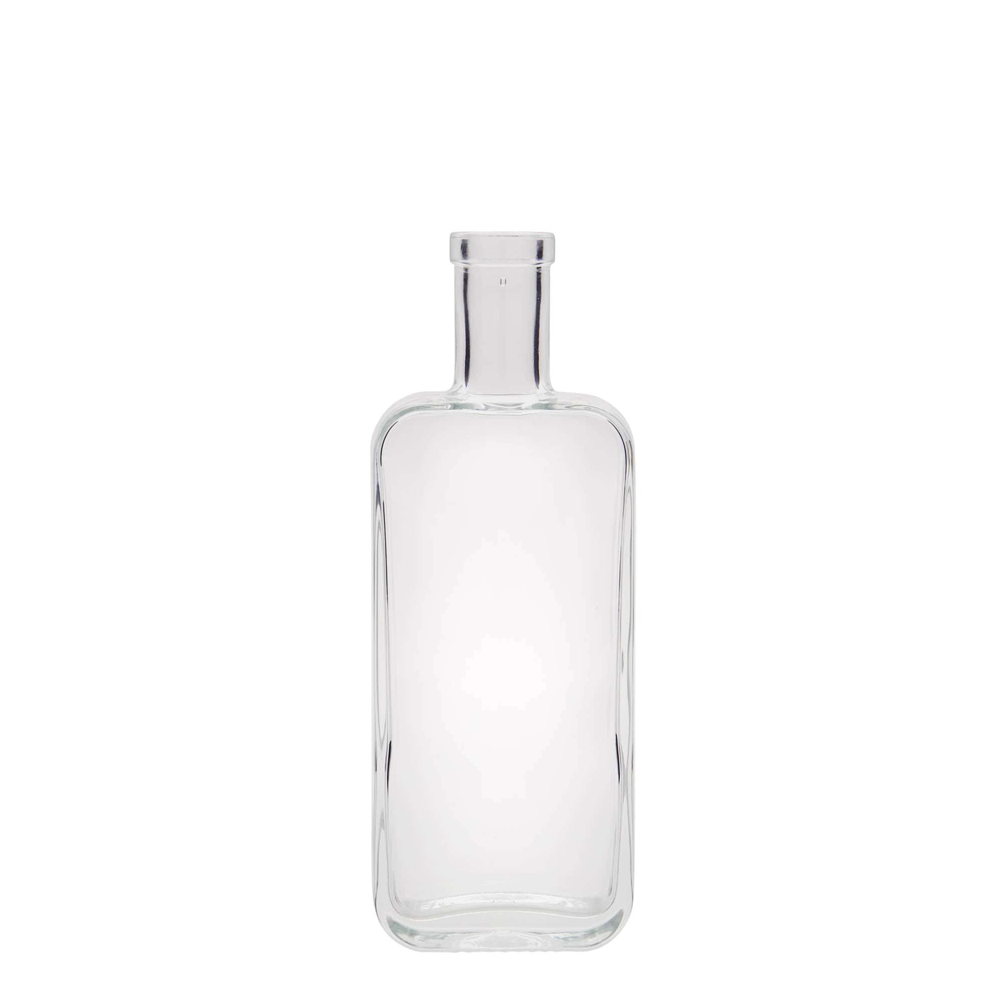 200 ml staklena flaša 'Nice', pravougaona, otvor: čep 200 ml staklena flaša 'Nice', pravougaona, otvor: čep
