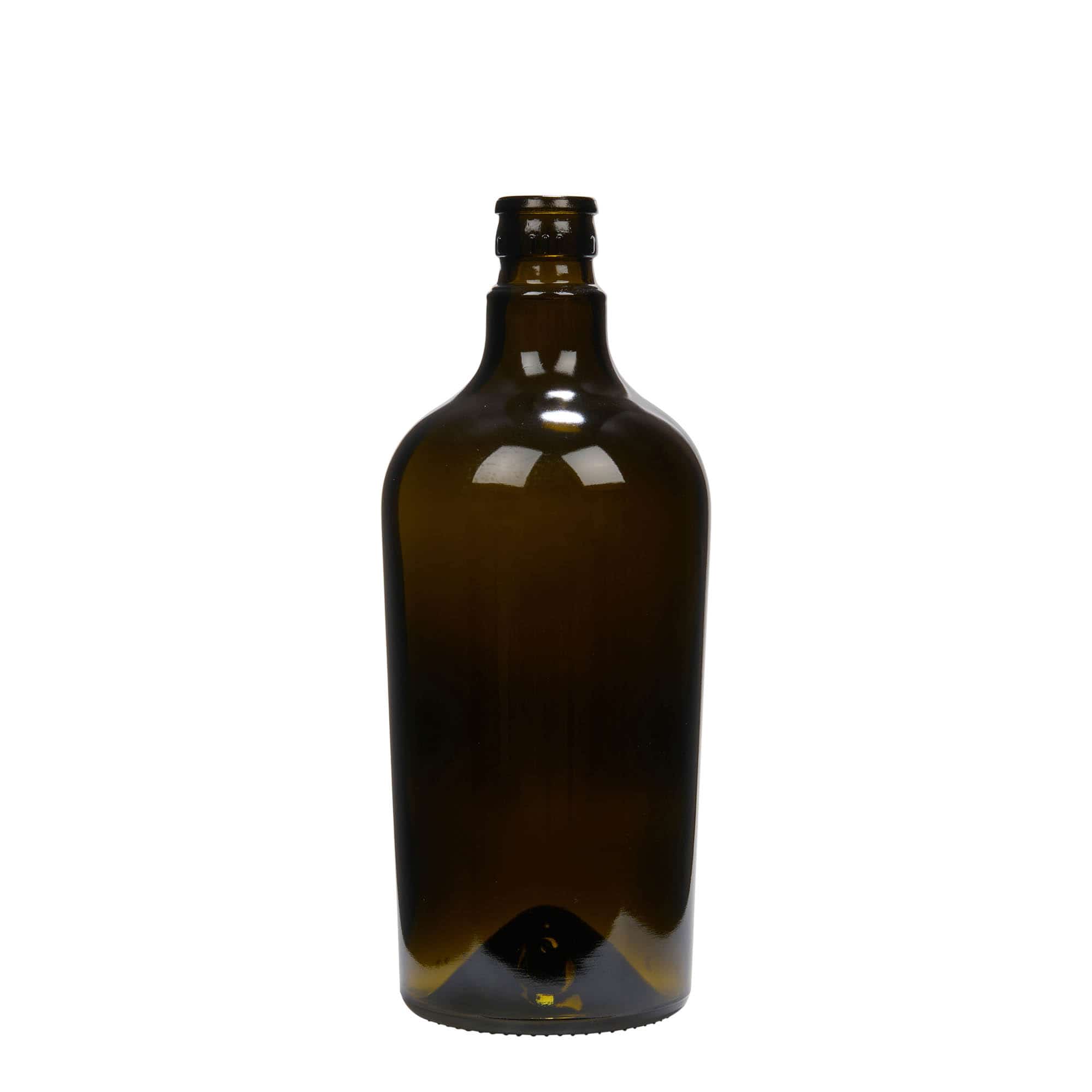 Boca za sirće/ulje od 750 ml 'Oleum', staklo, antik zelena, otvor: DOP Boca za sirće/ulje od 750 ml 'Oleum', staklo, antik zelena, otvor: DOP