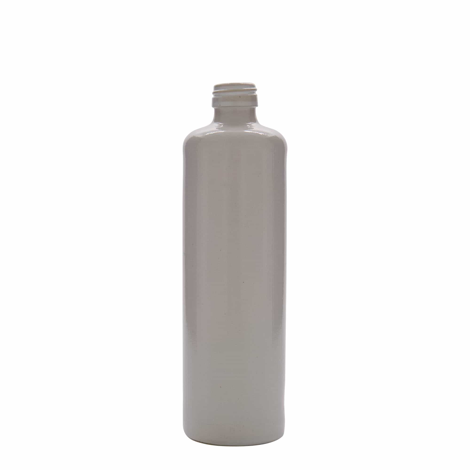 Glinena boca od 500 ml, keramika, bela, otvor: PP 31,5 Glinena boca od 500 ml, keramika, bela, otvor: PP 31,5