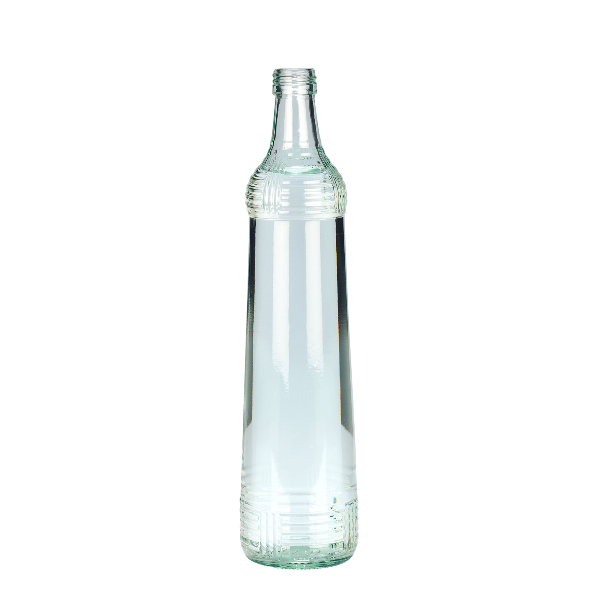 700 ml staklena flaša vodka Zwiebelturm, grlo: PP 28