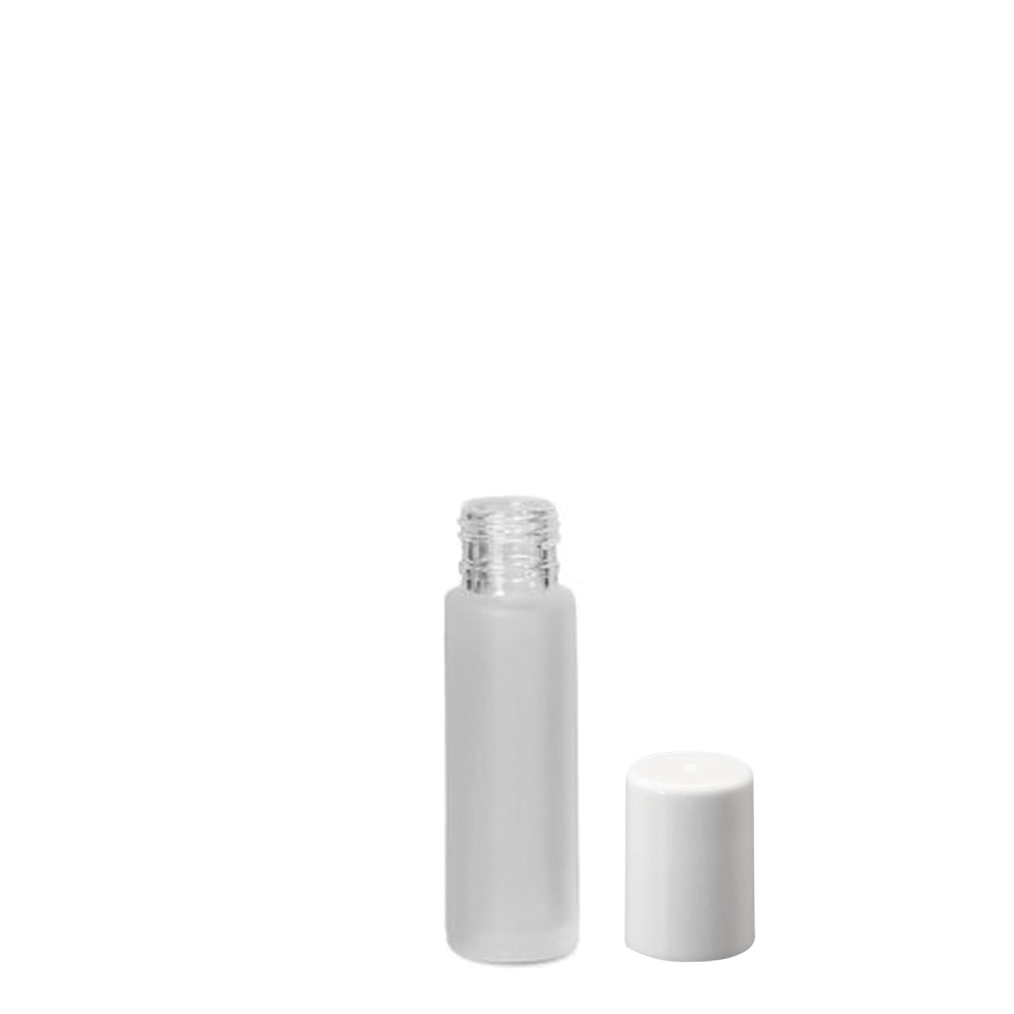 10 ml roll-on flašica, staklena, matirana, otvor: navojni zatvarač