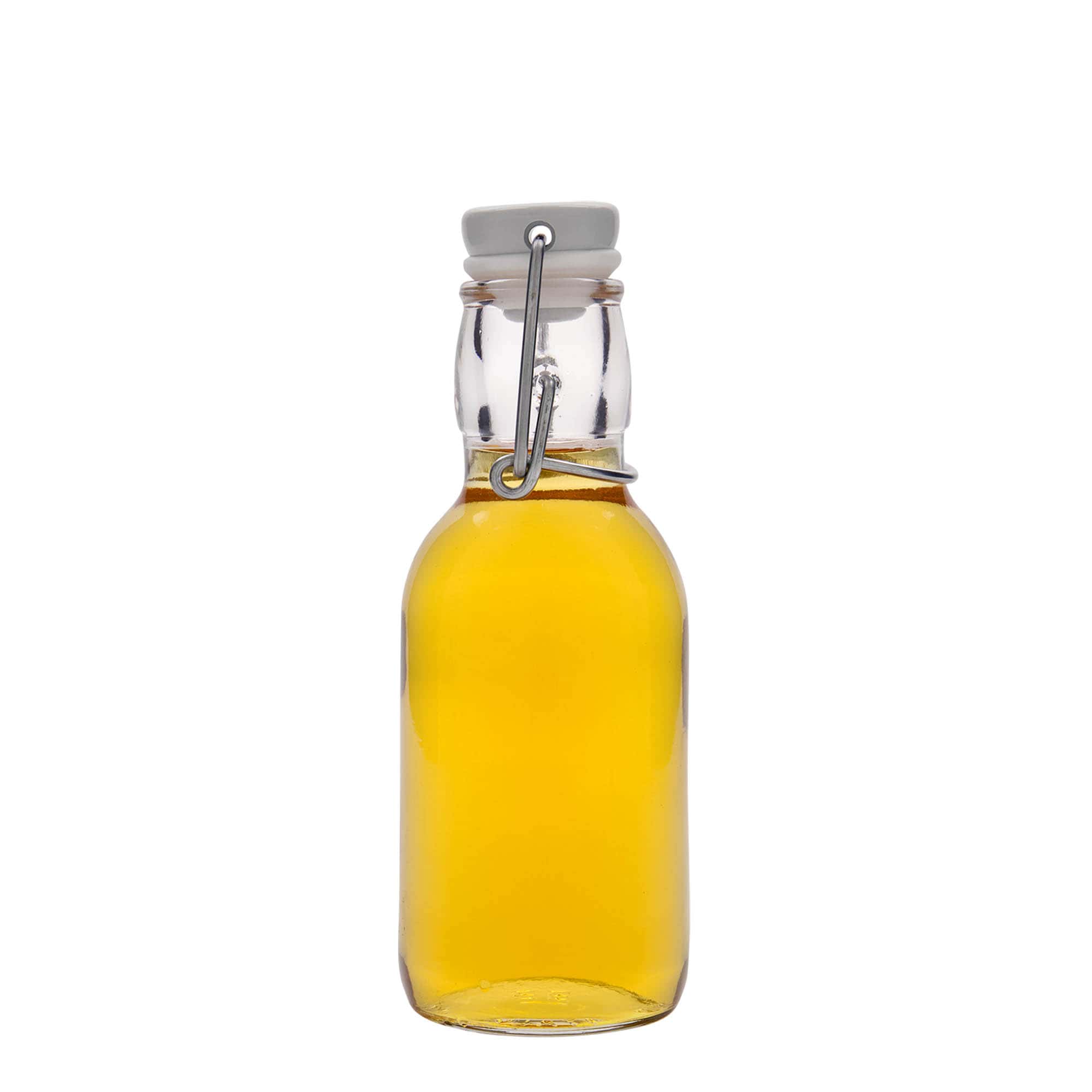 250 ml staklena flaša 'Emilia', otvor: zatvarač sa kopčom