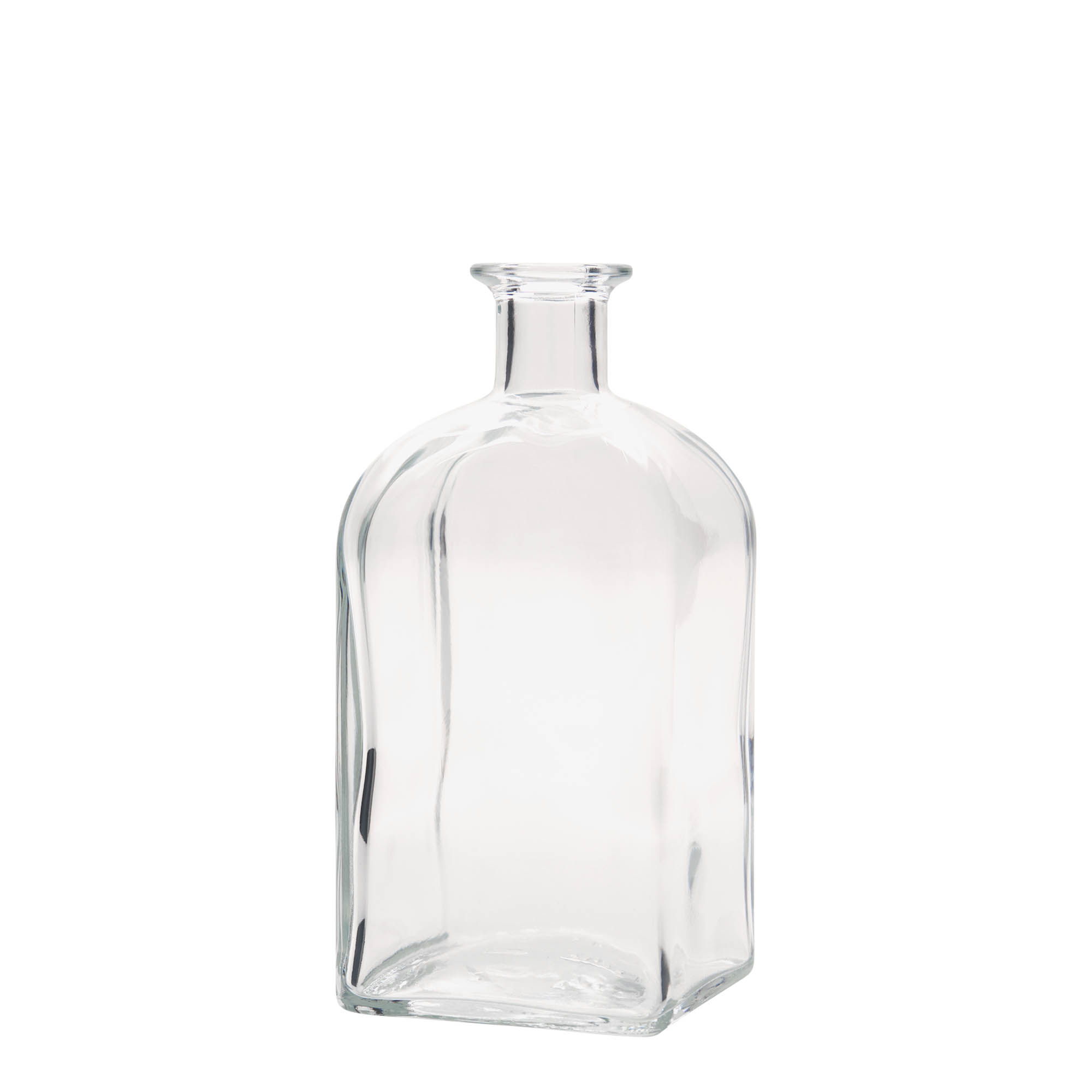 700 ml staklena flaša Apotekar Carré, kvadratna, grlo: pluta 700 ml staklena flaša Apotekar Carré, kvadratna, grlo: pluta