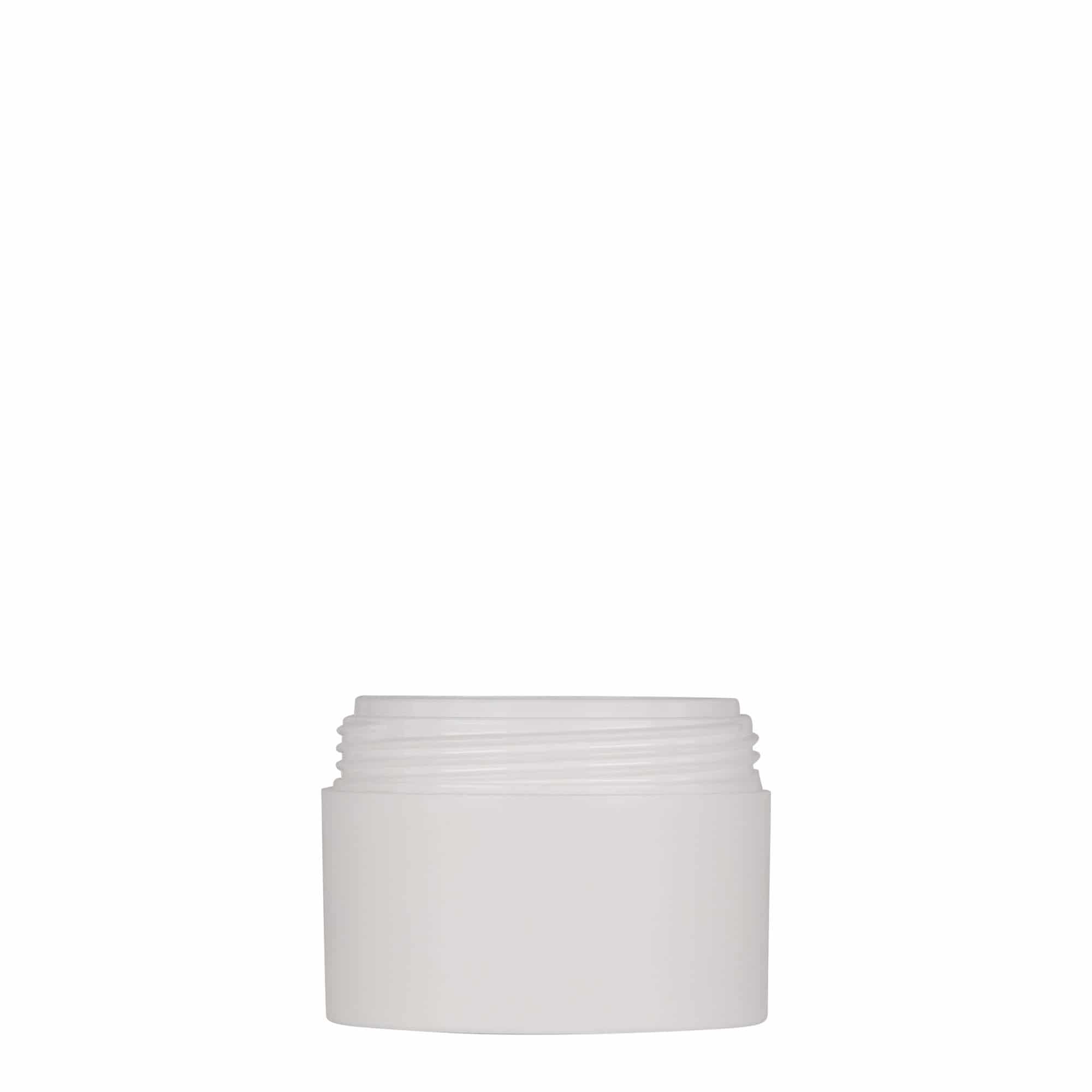 50 ml plastična posuda 'Antonella', PP, bela, otvor: navojni zatvarač 50 ml plastična posuda 'Antonella', PP, bela, otvor: navojni zatvarač