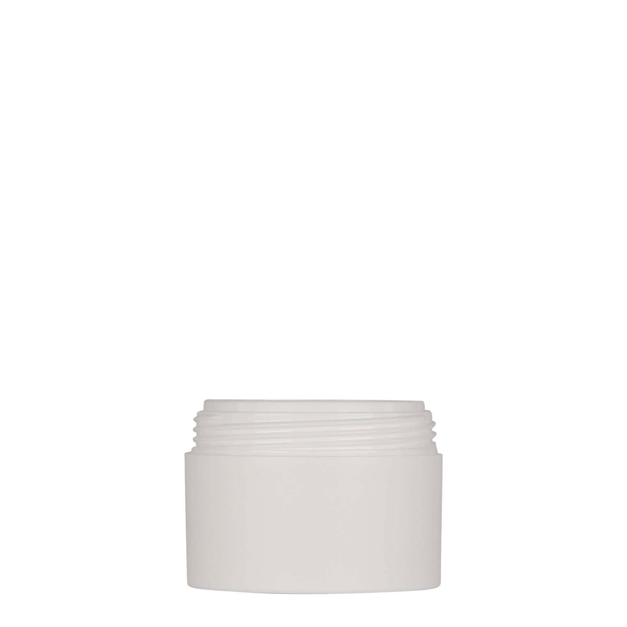 50 ml plastična posuda 'Antonella', PP, bela, otvor: navojni zatvarač 50 ml plastična posuda 'Antonella', PP, bela, otvor: navojni zatvarač
