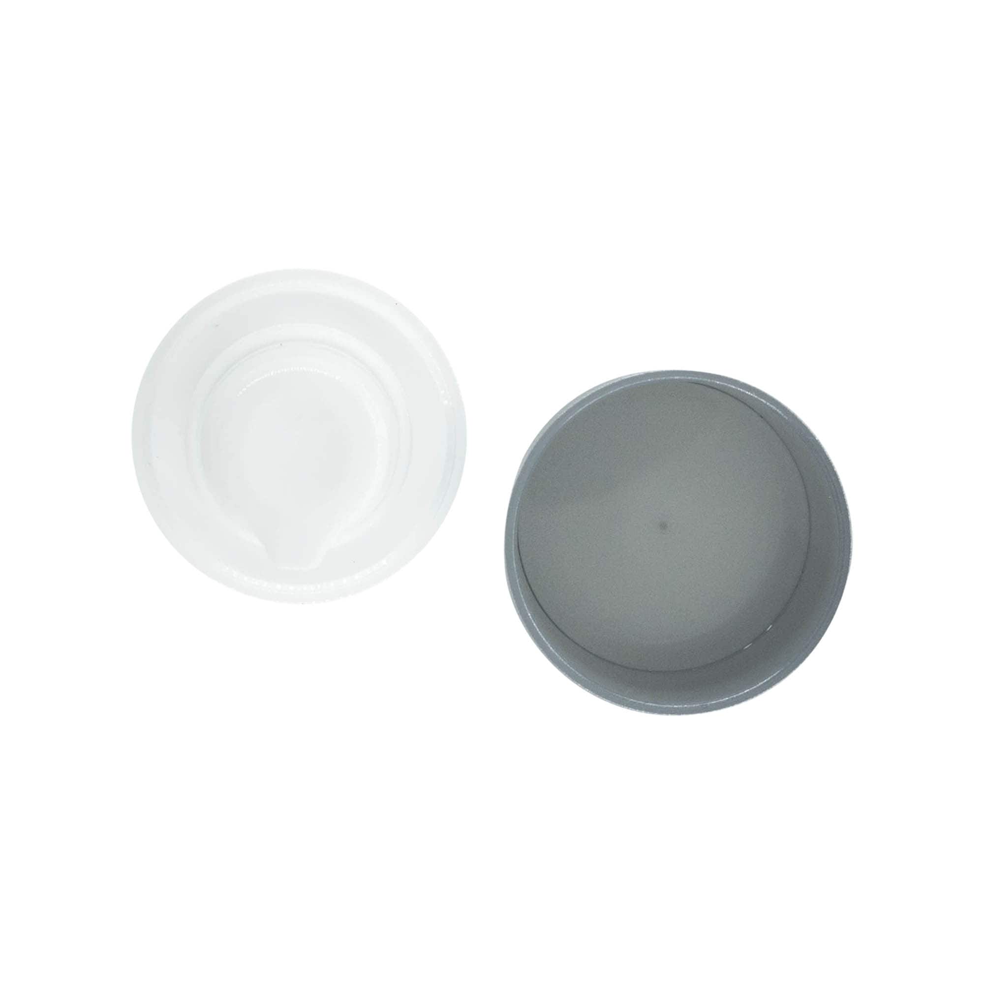 Airless dozator pumpa 'Micro', PP-plastika, srebrna