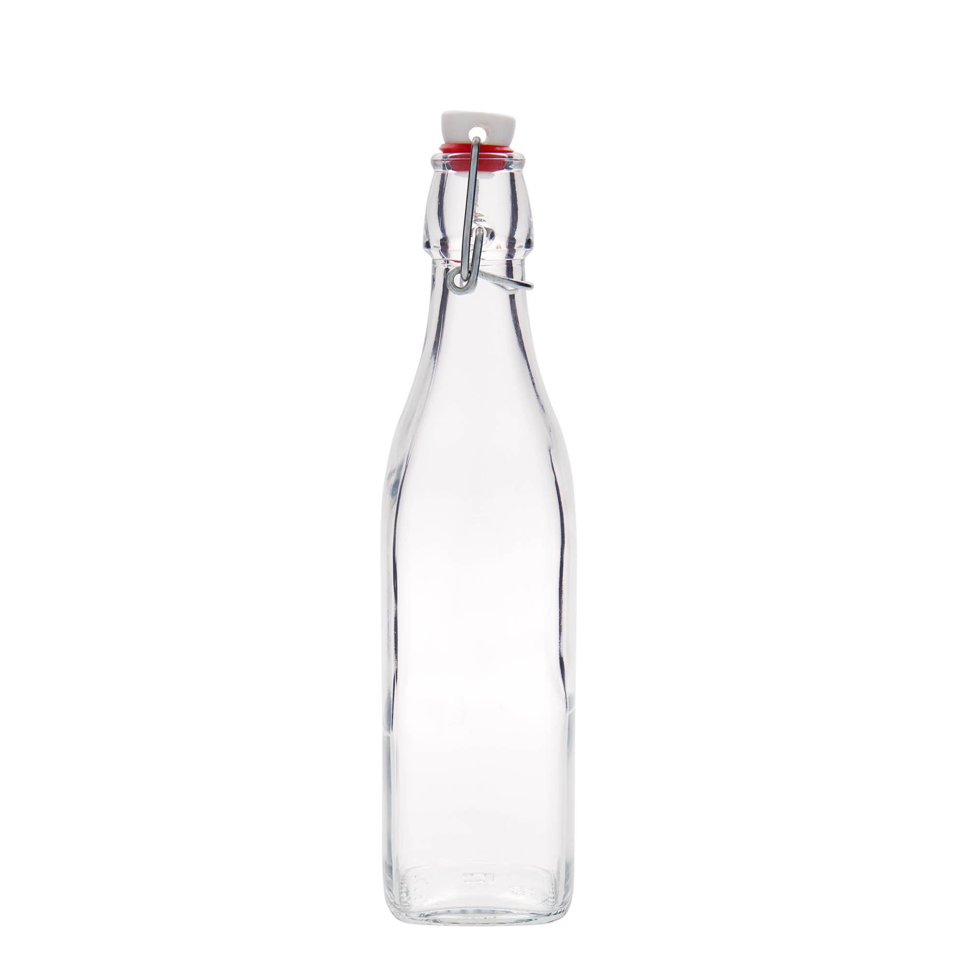 500 ml staklena flaša 'Swing, kvadratna, otvor: zatvarač sa polugom'