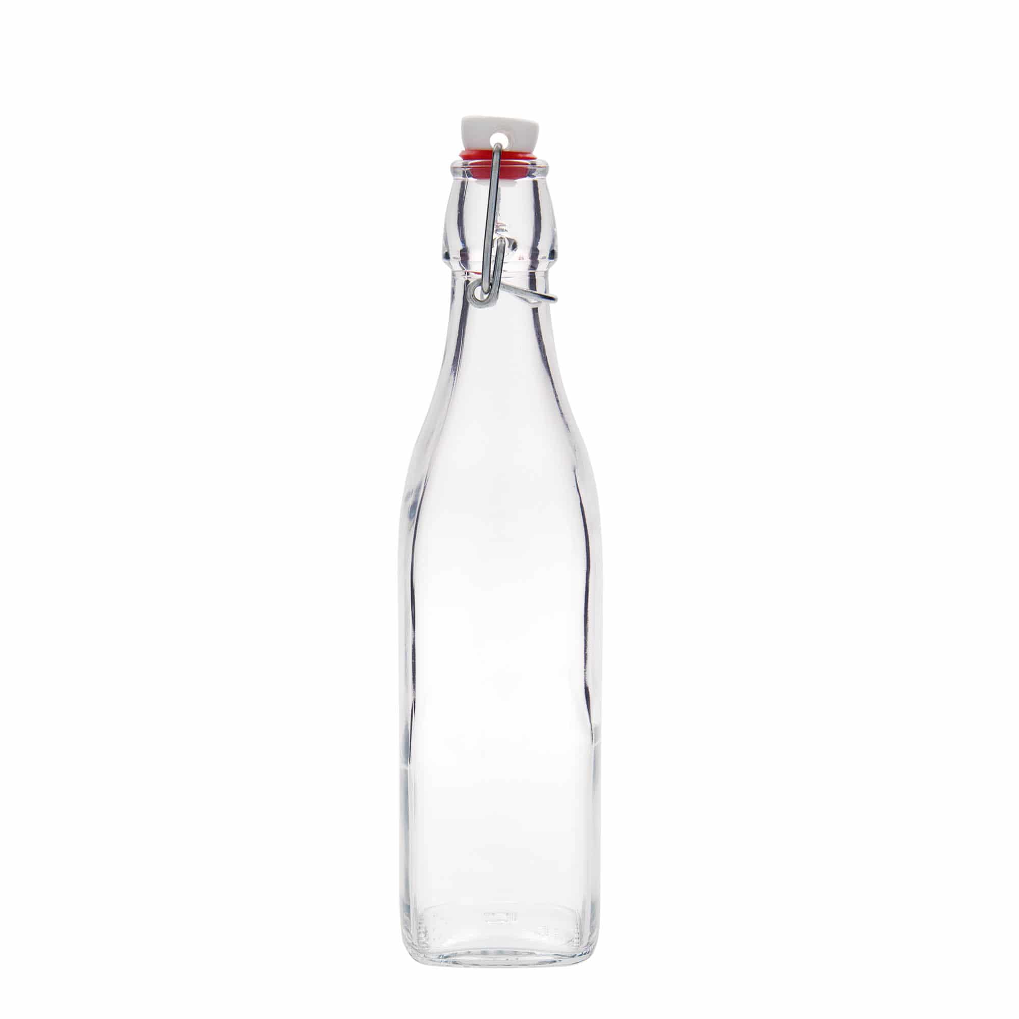500 ml staklena flaša 'Swing, kvadratna, otvor: zatvarač sa polugom'