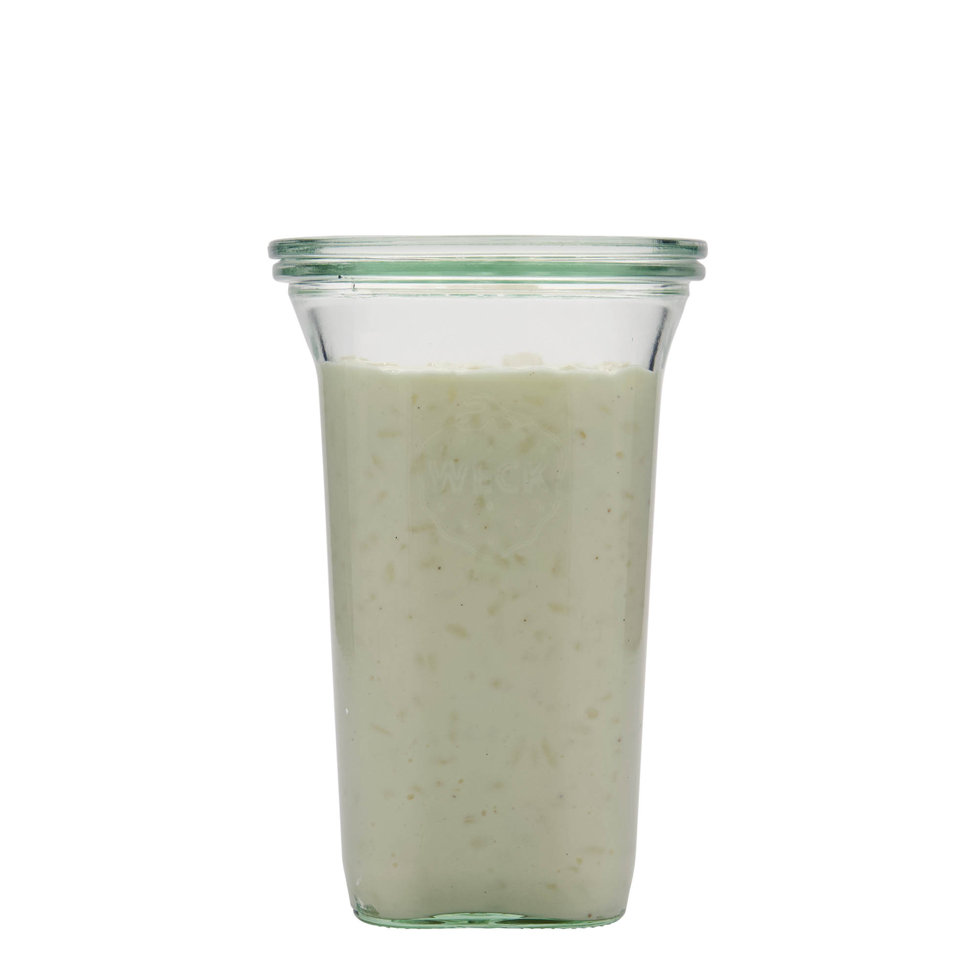 795 ml WECK-Quadroglas, kvadratno, otvor: okrugli rub 795 ml WECK-Quadroglas, kvadratno, otvor: okrugli rub