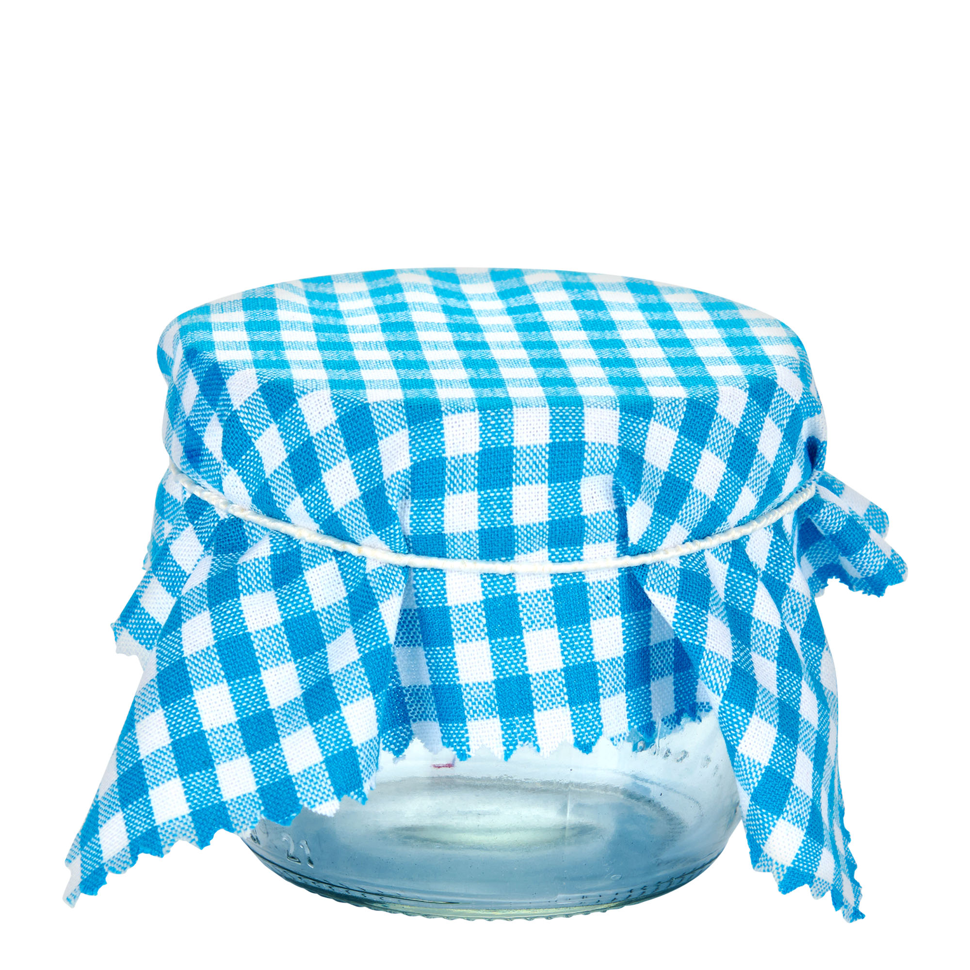 Tkanina podmetač karo 15x15, kvadratni, tekstil, plavi, otvor: TO58-TO82