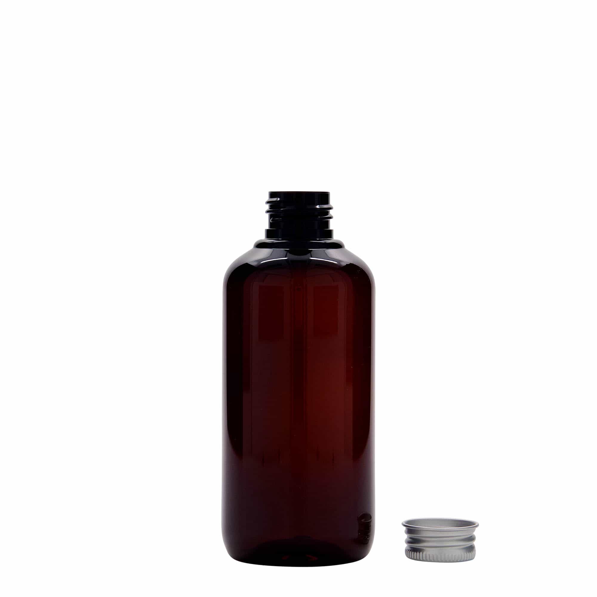 Plastična boca za reciklažu od 200 ml 'Victor's Best', PCR, braon, otvor: 24/410