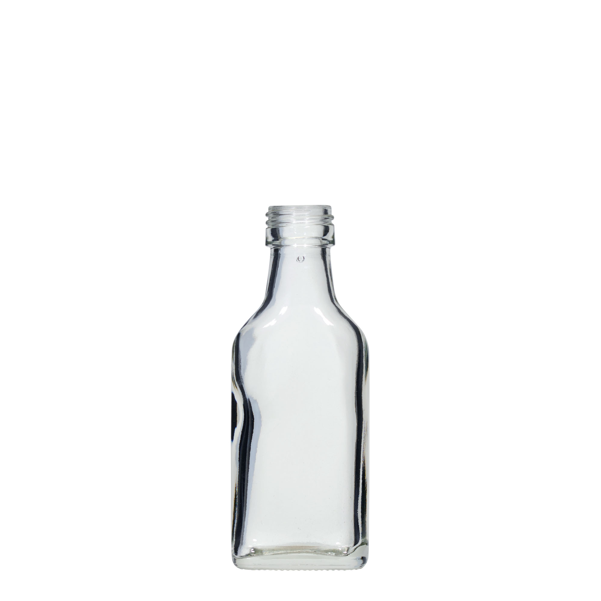 40 ml džepna bočica, pravougaona, otvor: PP 22