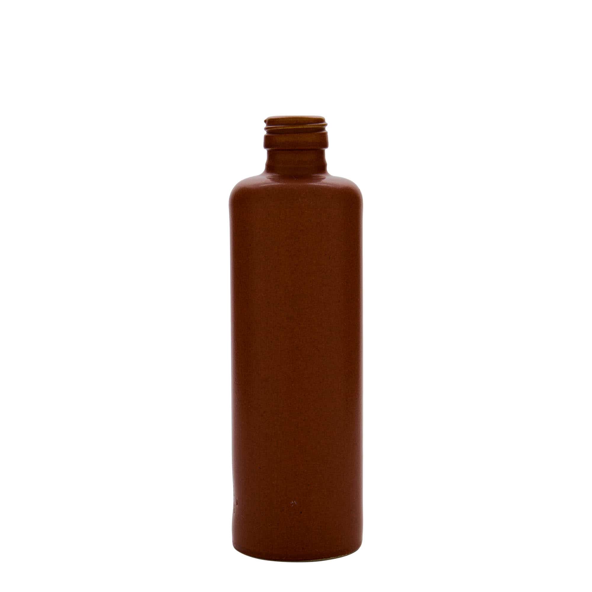 Glinena boca od 350 ml, keramika, crveno-braon, otvor: PP 31,5 Glinena boca od 350 ml, keramika, crveno-braon, otvor: PP 31,5